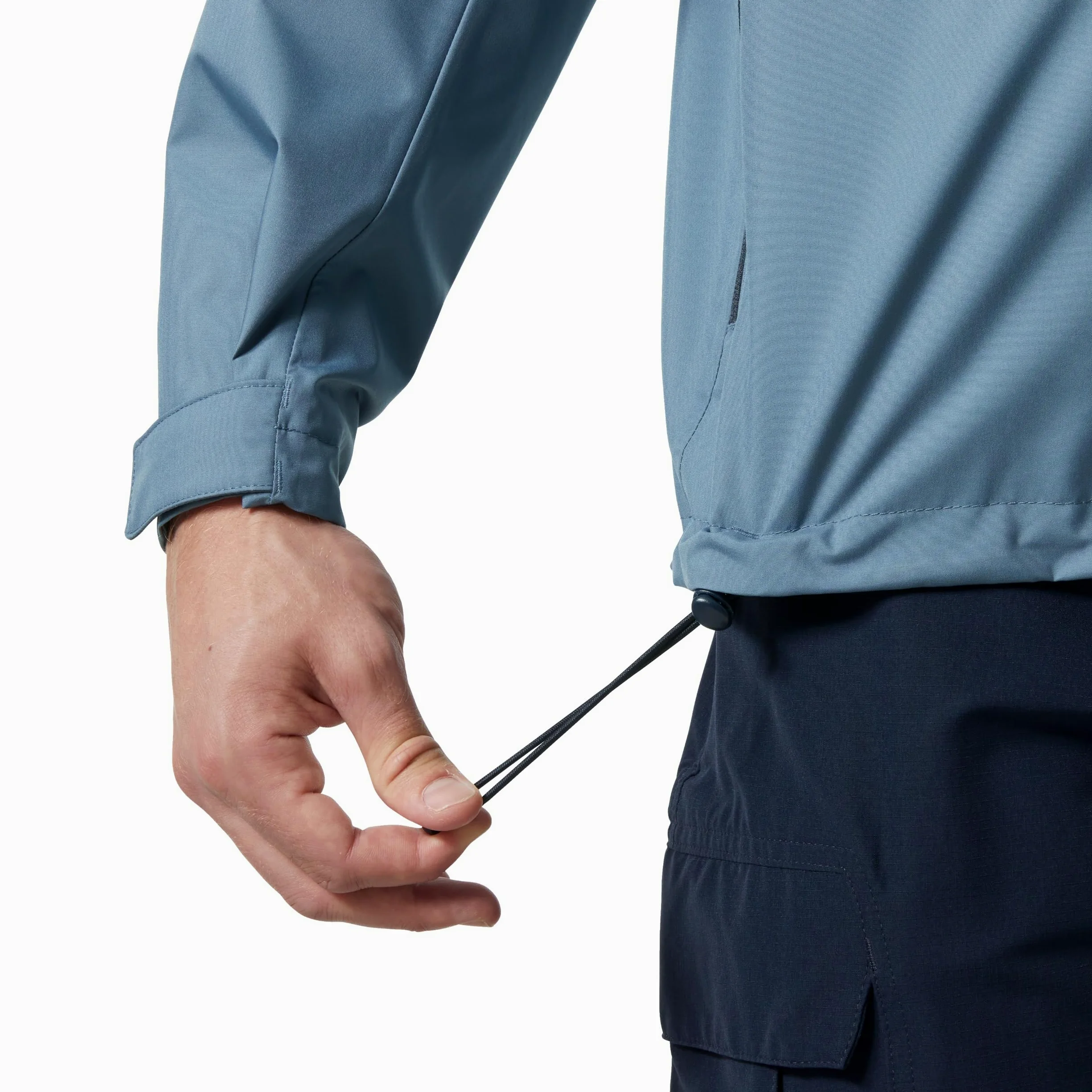 Helly Hansen Męska kurtka z kapturem, sprana granatowa, 2XL