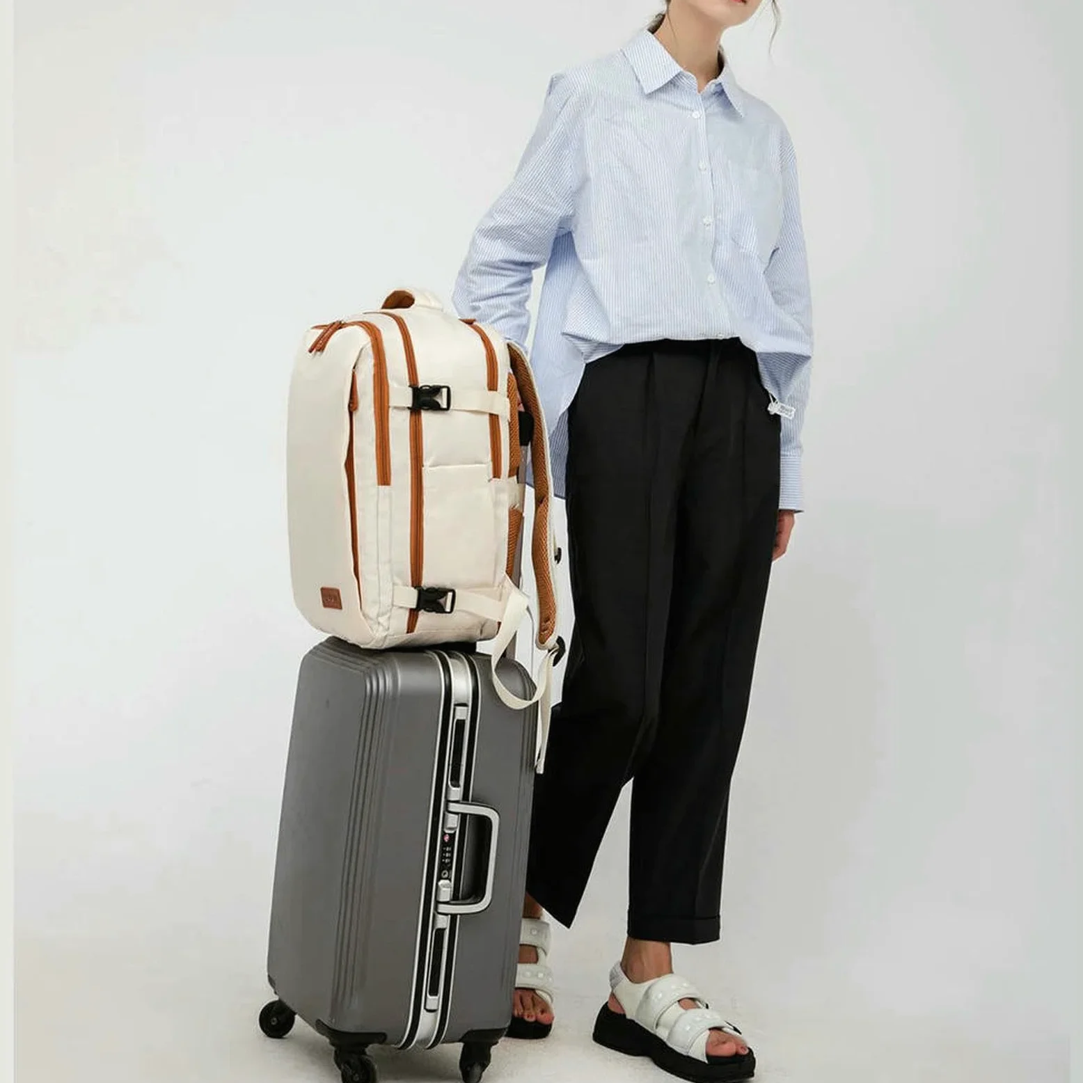 Plecak podróżny 40 x 20 x 25 - przenośne torby samolotowe Easyjet 45 x 36 x 20 cm, lekka walizka