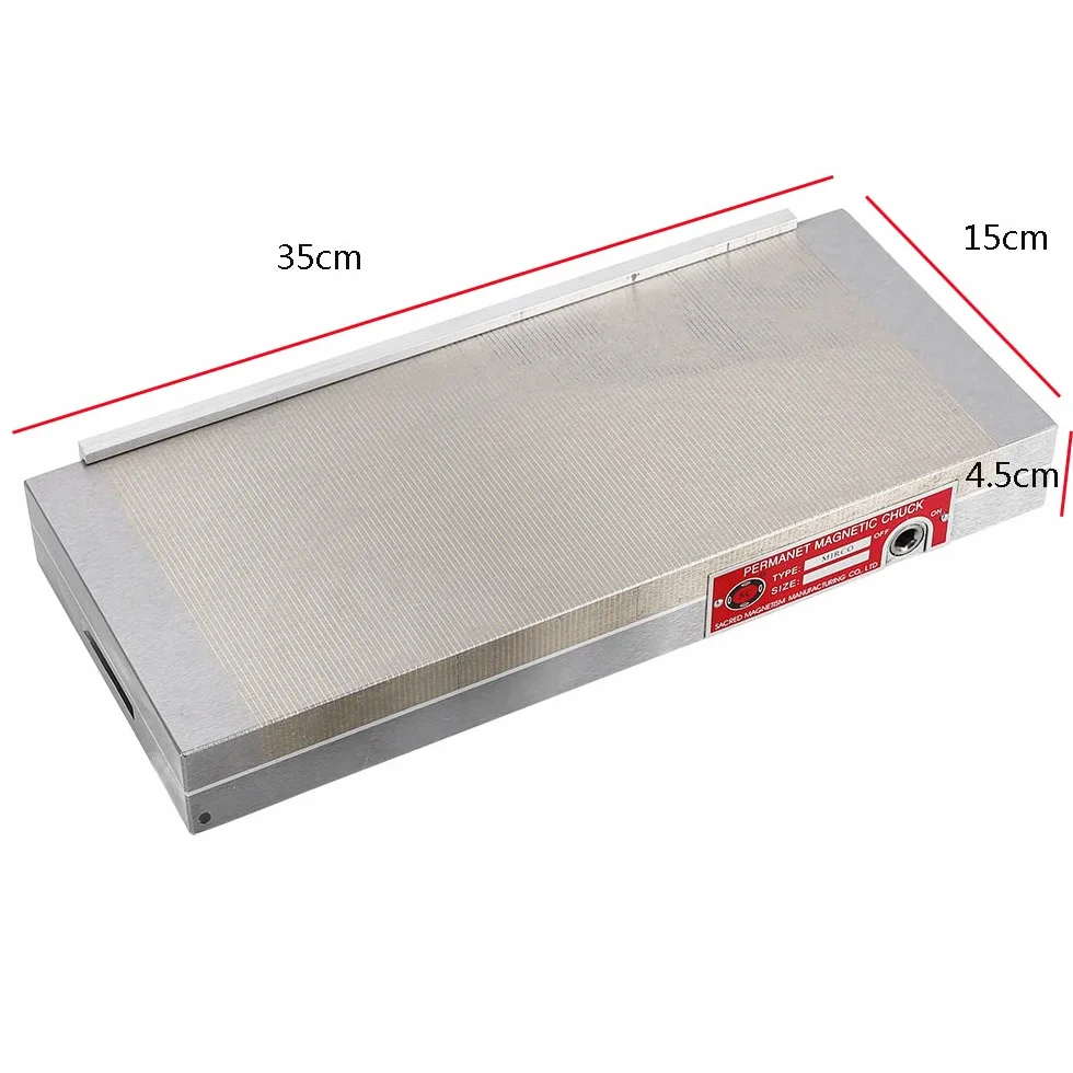 Magnetyczna płyta mocująca, magnetyczna płyta relaksacyjna, stół magnetyczny, bardzo precyzyjny uchwyt magnetyczny do szlifierek płaskich (150 x 350 mm)