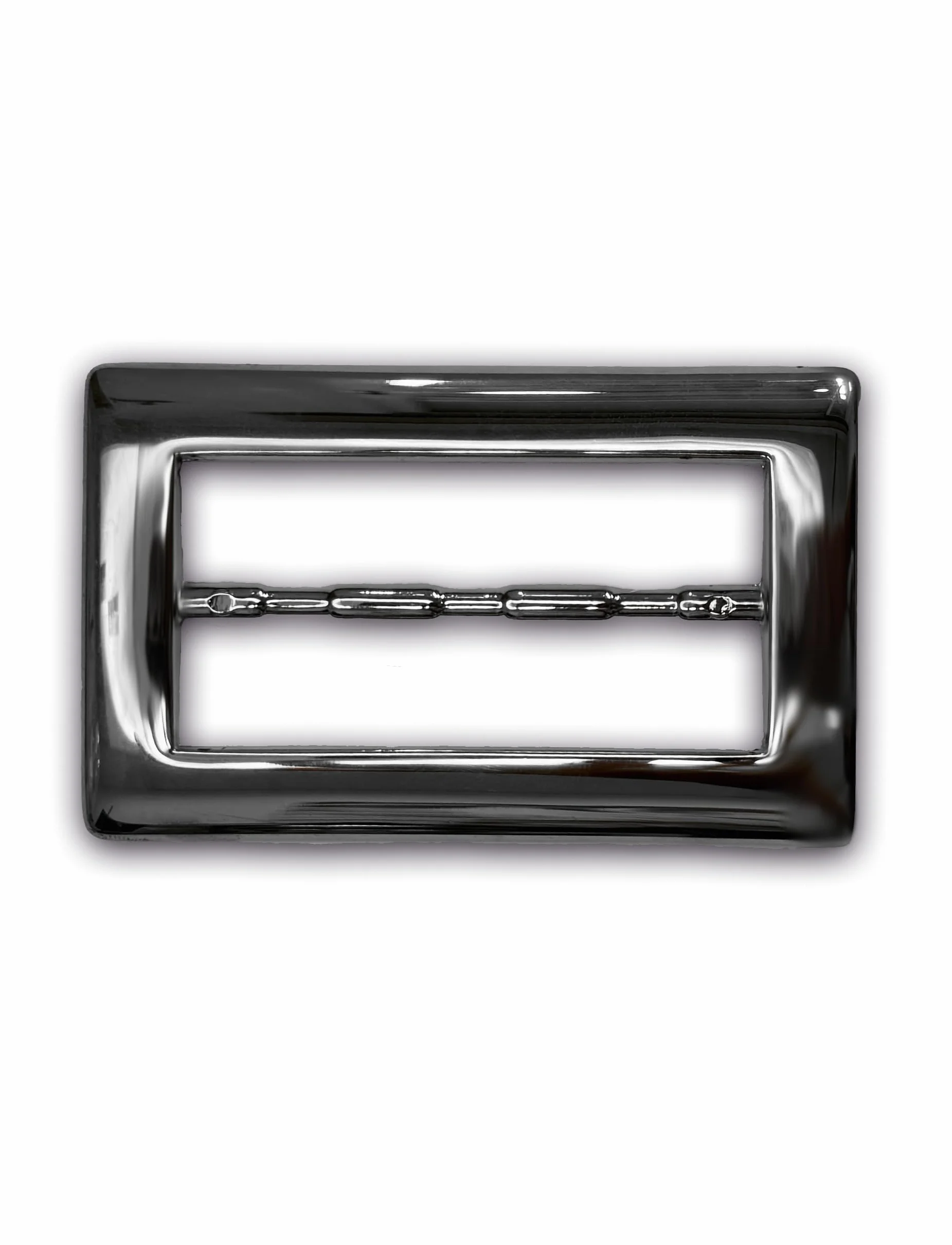 almela - Klamra do paska bez szpikulca z błyszczącym srebrnym wykończeniem o szerokości 60 mm - 6 cm | Pasek na klamry, Srebrny, 60mm