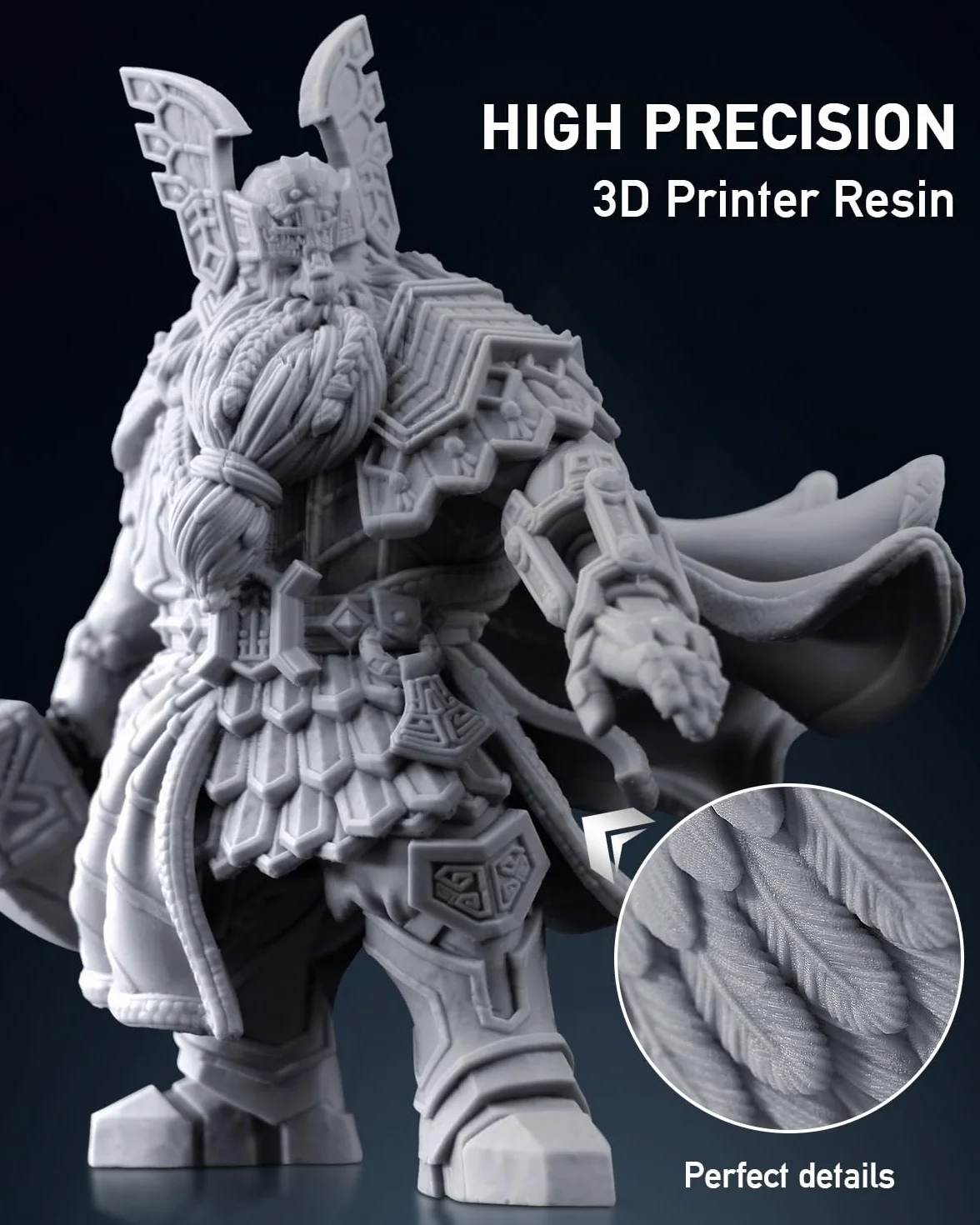 SUNLU ABS-Like standardowa fotopolimerowa żywica do drukarki 3D, 2 kg, 405 nm, utwardzana promieniowaniem UV, do druku 3D LCD/DLP/SLA, nietłukąca się i wysoka precyzja, szara 2000 g