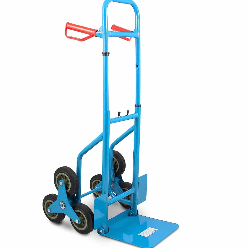 Bituxx Wózek transportowy na schody, wózek transportowy, 200 kg, składane opony twarde
