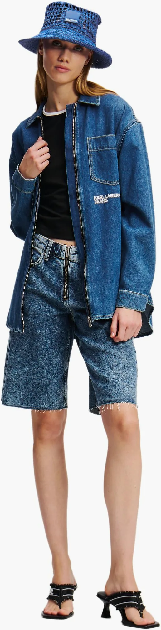 Karl Lagerfeld Jeans, Damskie, Koszula Użytkowa, Krój Koszula