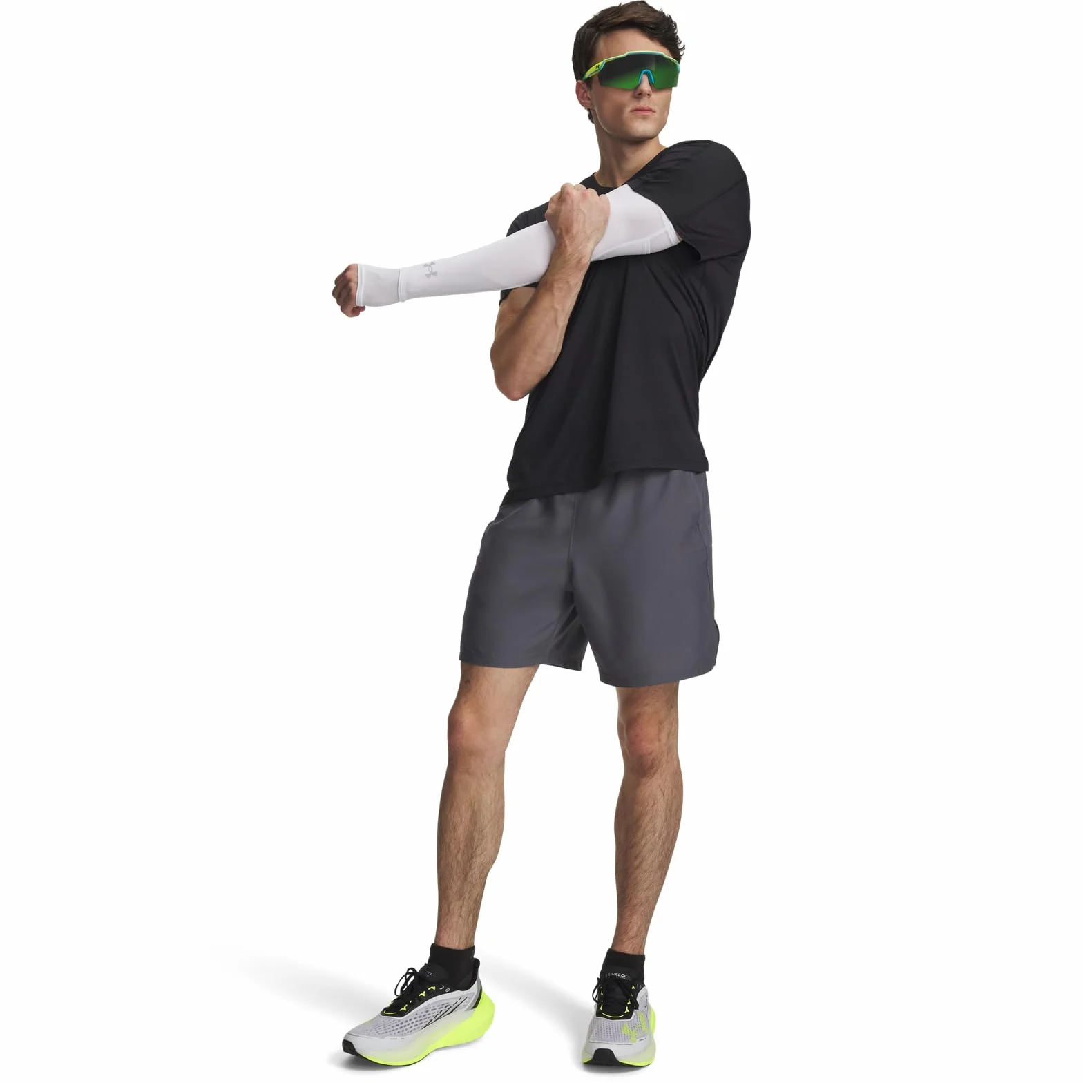 Under Armour Launch Stretch Woven szorty 7 cali - Szorty Mężczyźni