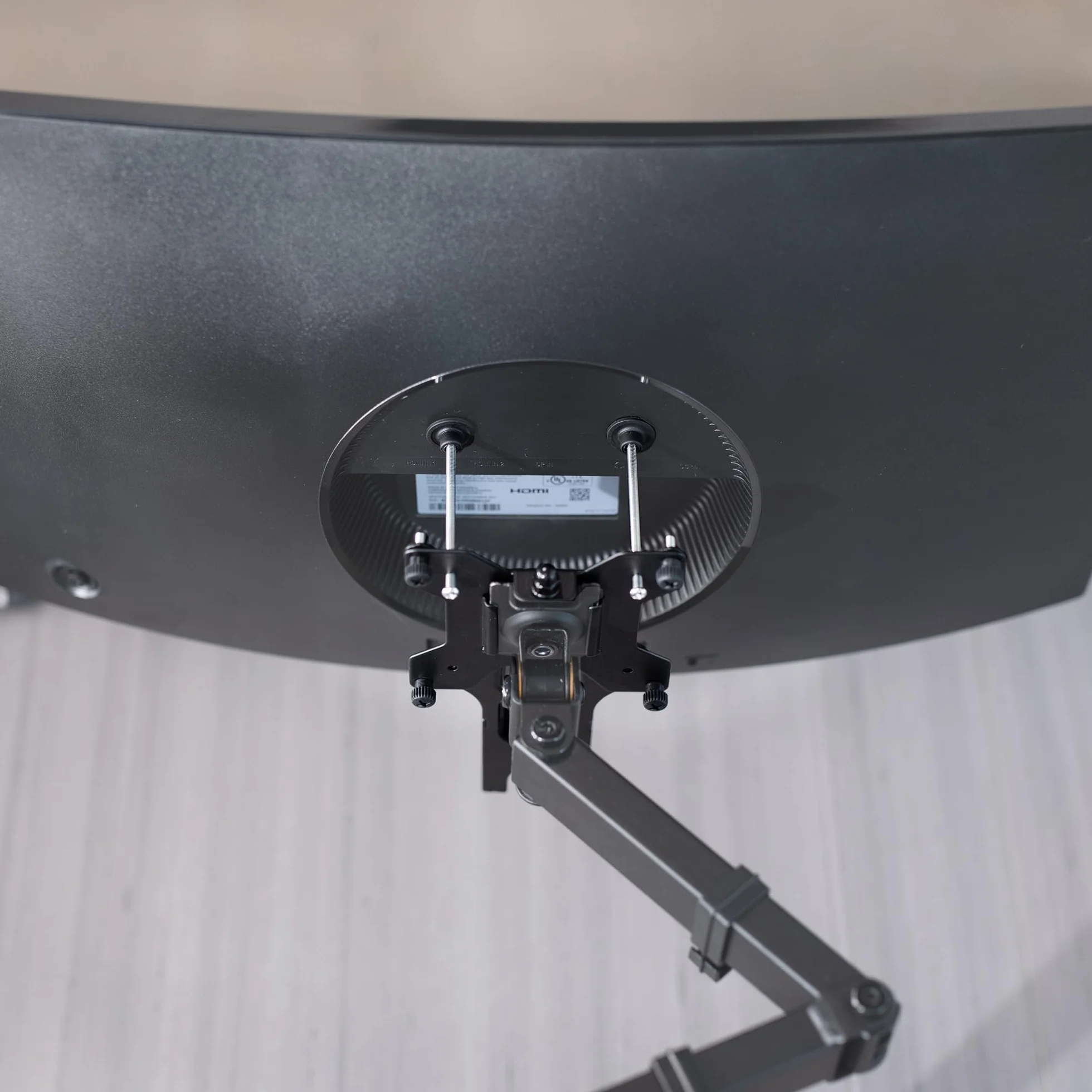 VIVO Quick Attach VESA adapter płyta wspornik zaprojektowany dla Samsung CF397, monitora CRG5, 32-calowe zakrzywione ekrany Full HD, MOUNT-SG03CF