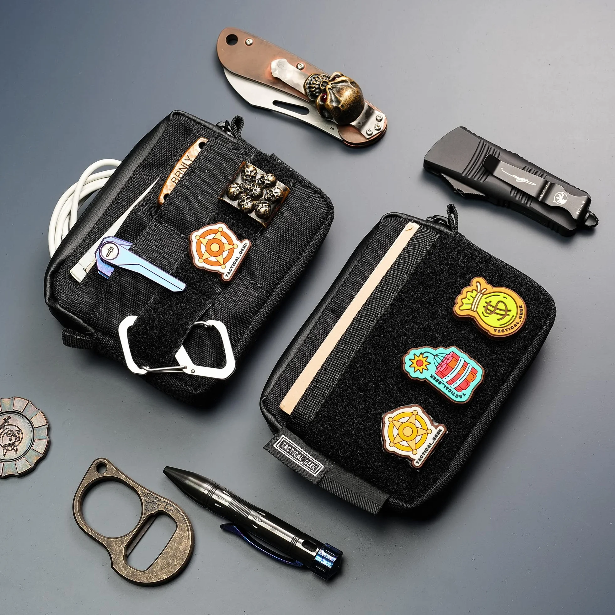 TACTICAL GEEK Torba EDC Molle Organizer Cordura 500D TAC Narzędziowa