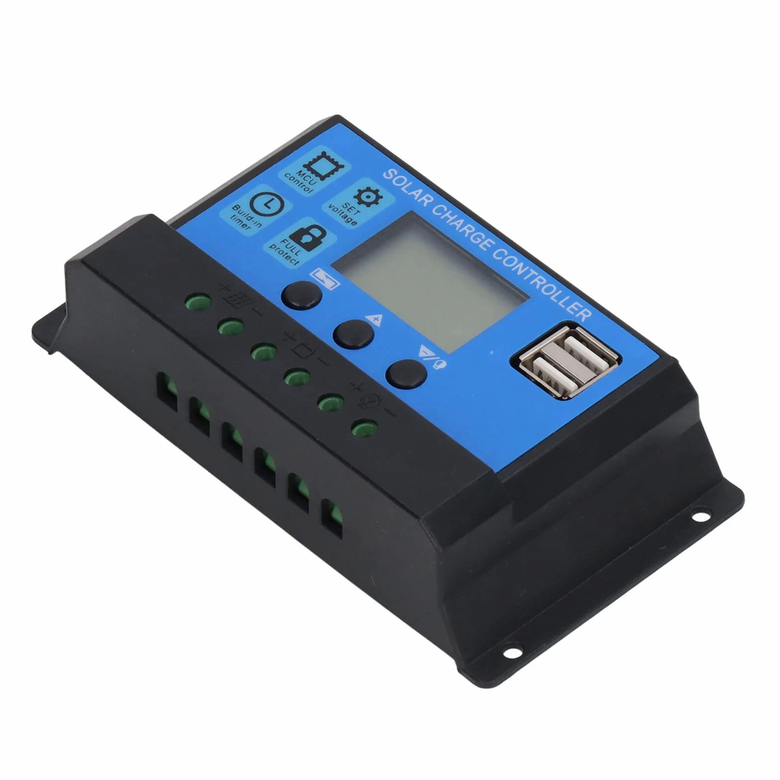 Kontroler Fotowoltaiczny PWM, 12V 24V Kontroler Panelu Słonecznego Kontroler Solarny MPPT Regulator Fotowoltaiczny Wyświetlacz LCD MPPT Solar, Kontrolery Energii (100A)