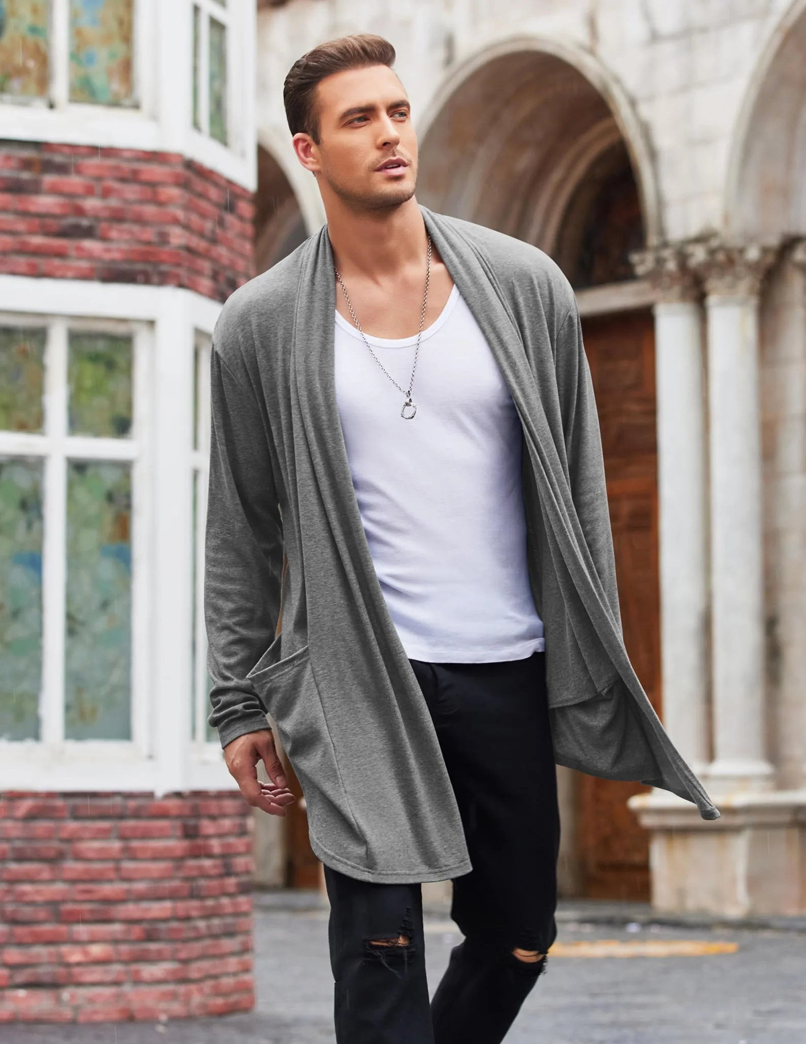 COOFANDY modny Mężczyźni Moda