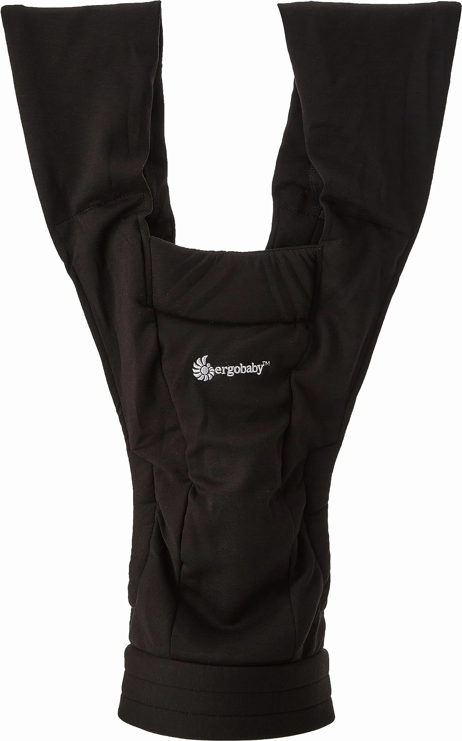Ergobaby Ergonomiczne Nosidełko Embrace z Pasem Biodrowym, Równomierne Rozłożenie Ciężaru, Komapktowy, Lekki, Łatwy do Zapęcia, Kolor Czarny