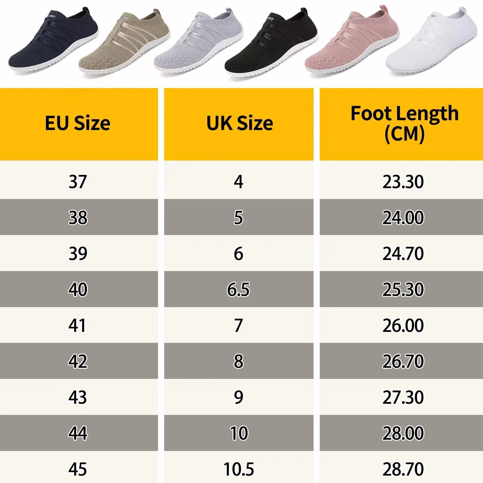 Wizshoe Buty Boso Damskie i Męskie, Wygodne Slip-On Sneakers, Oddychające Buty Fitness z Podeszwą Zero-Drop