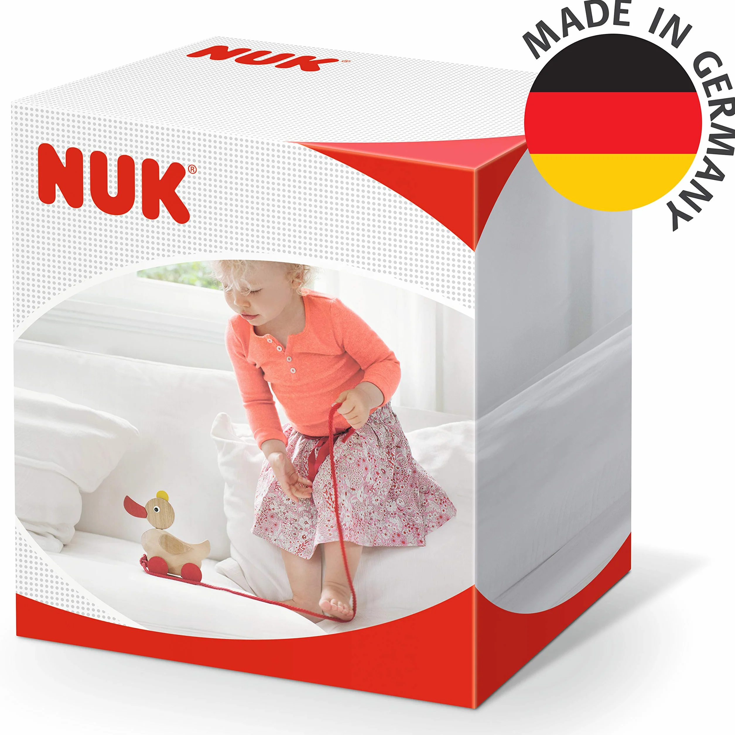 Kubek niekapek NUK First Choice Learner Cup | 6-18 miesięcy | Wskaźnik kontroli temperatury | Nieprzeciekający silikonowy dzióbek | Odpowietrznik antykolkowy | Bez BPA | 150 ml | Winnie (niebieski)