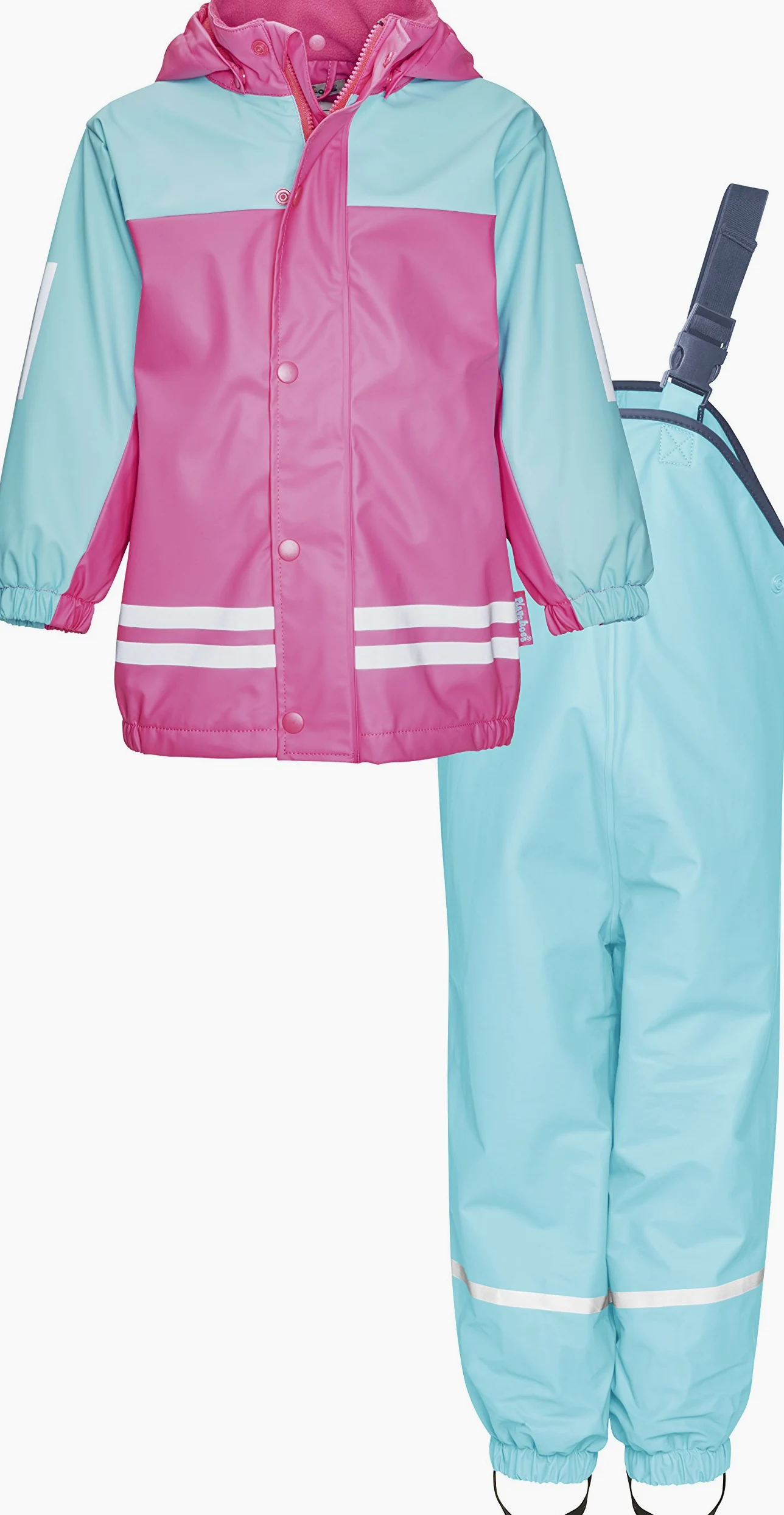 Playshoes Kombinezon przeciwdeszczowy dla dzieci unisex z podszewką z polaru, ciepły wodoodporny kombinezon błotny, odzież przeciwdeszczowa (1 szt.)