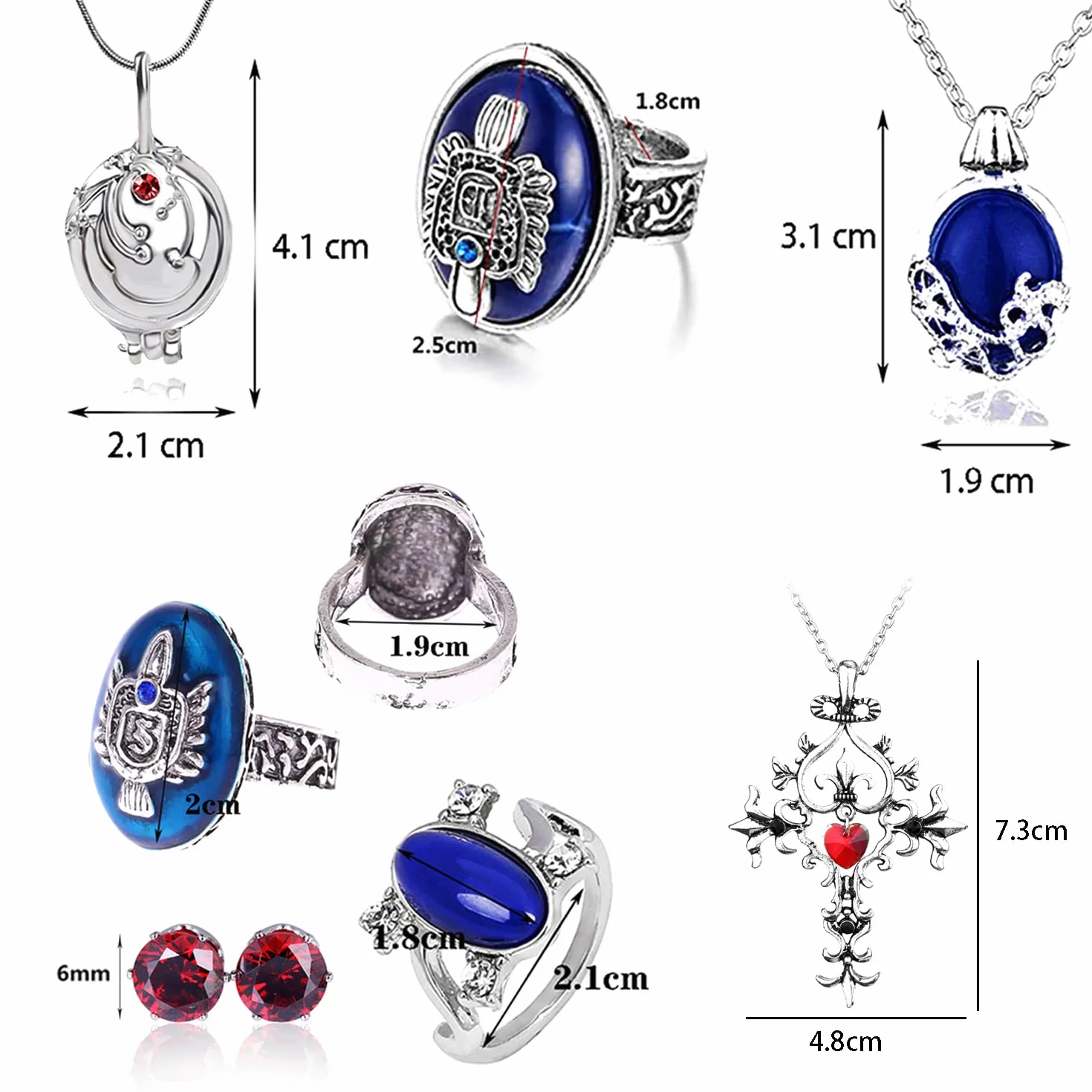 12 szt. Pamiętniki wampirów biżuteria Elena Gilbert otwarcie werbena medalion wisiorek naszyjnik naklejka wampirzyca Ankh wisiorek naszyjnik vintage wampira krzyż symbol biżuteria