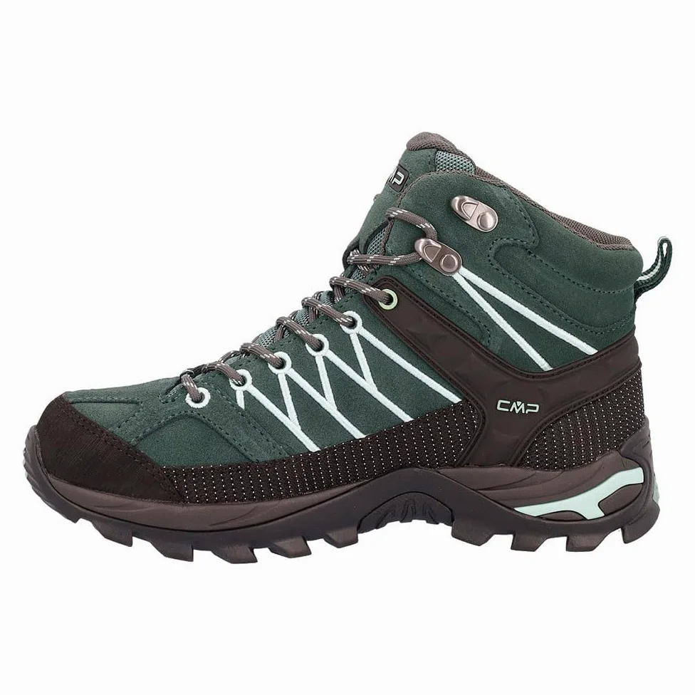 CMP Damskie buty trekkingowe Rigel Mid Wmn WpTrekking Shoes, Trek zielony jadeit, 40 EU