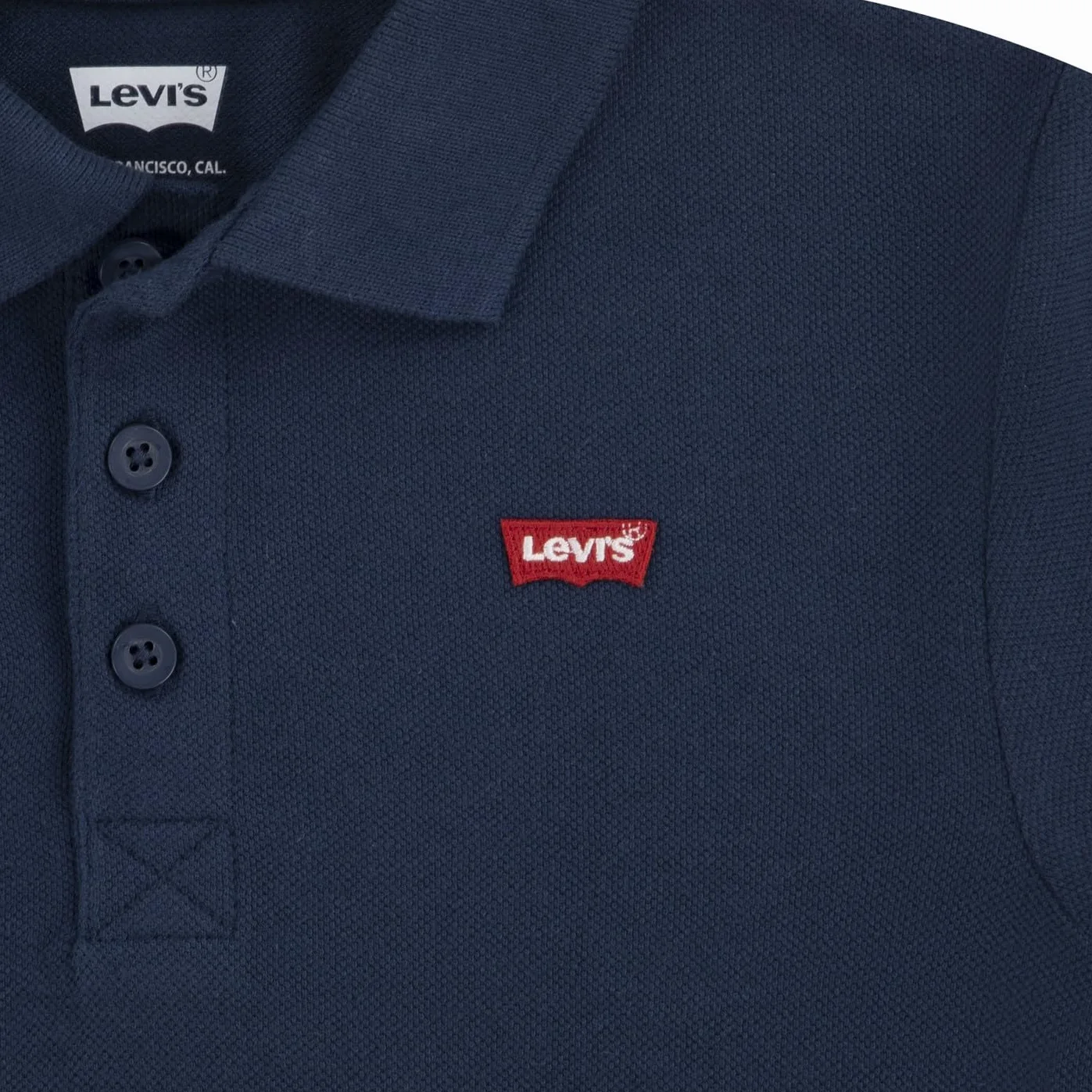 Levi's Lvb koszulka polo z taśmą na plecach, Sukienka Blues, 8 lat