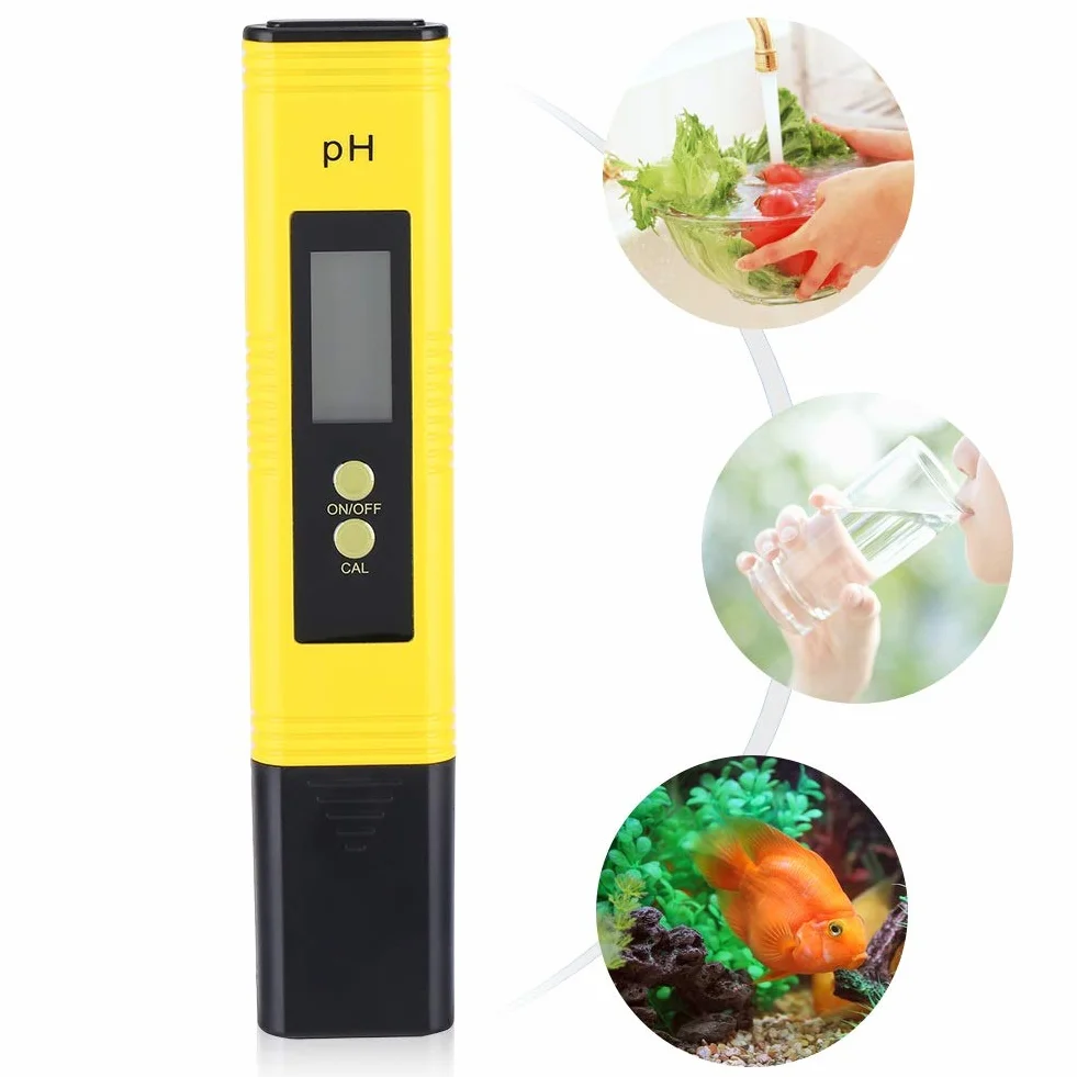 Nikou Phmeter Protable Lcd cyfrowy miernik ph automatyczny tester ph do wody pitnej i akwariów