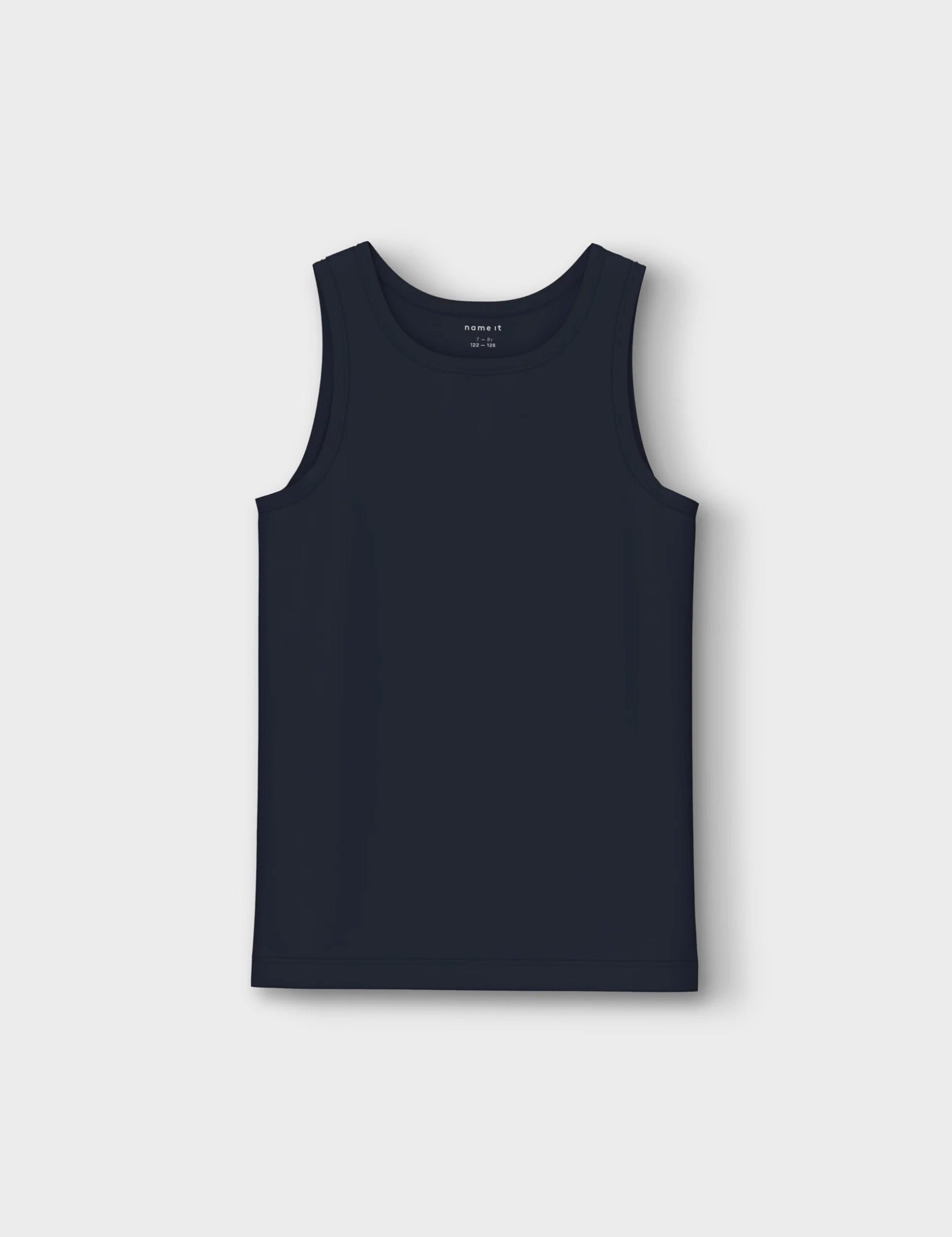 NAME IT Podkoszulek Chłopcy Nkmtank Top 2p Dark Denim Football Noos