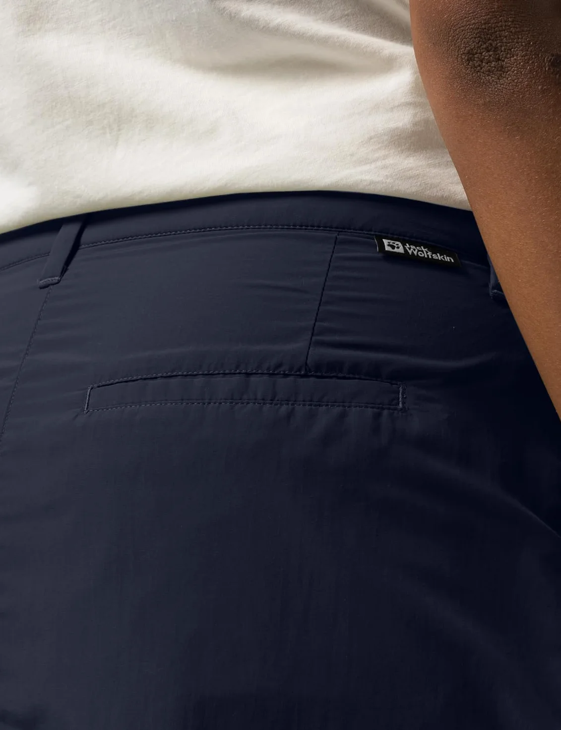 Jack Wolfskin Damski Kalahari Skort w Rock, Night Blue, 38, Niebieski (Night Blue), 38