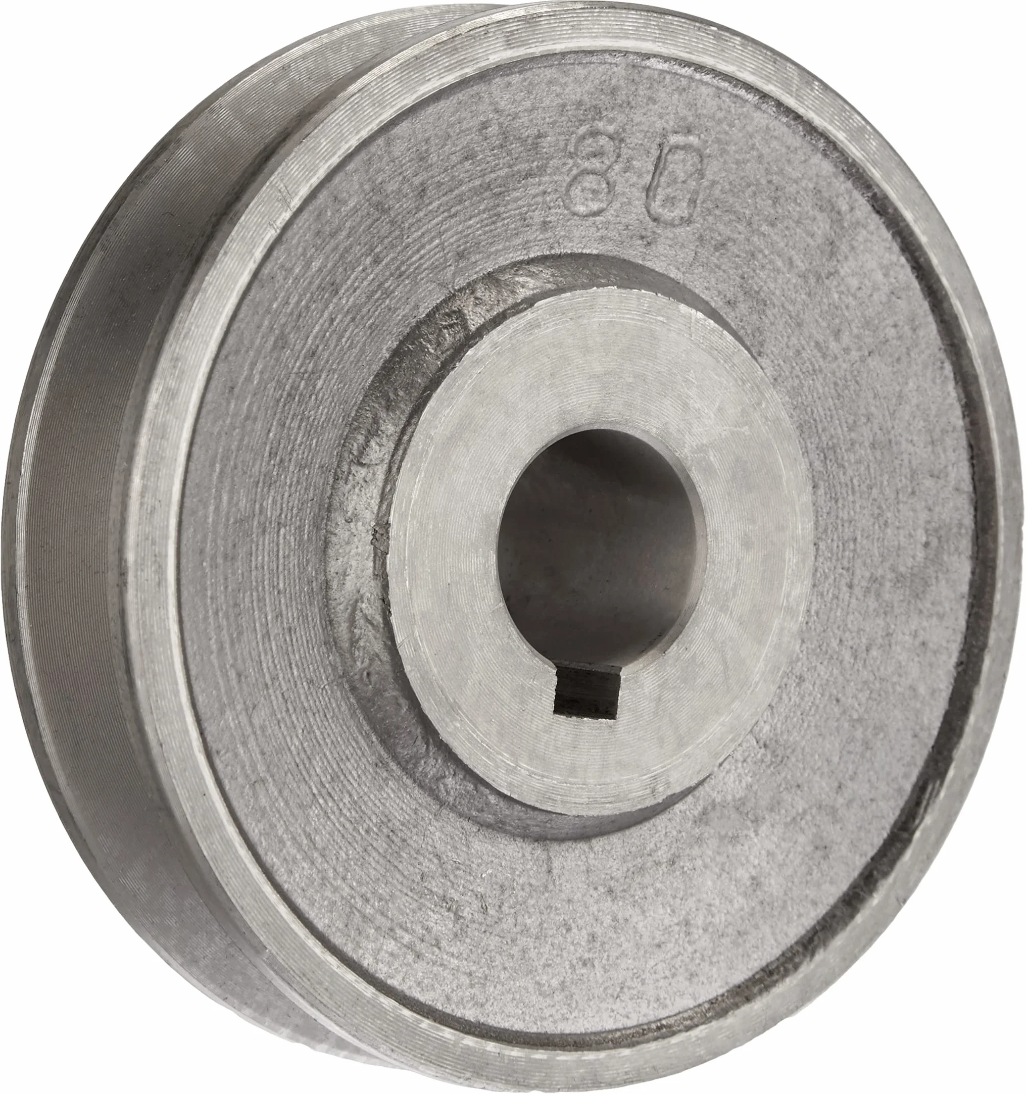 Ribitech 01639 koło pasowe z aluminium, średnica 80 mm