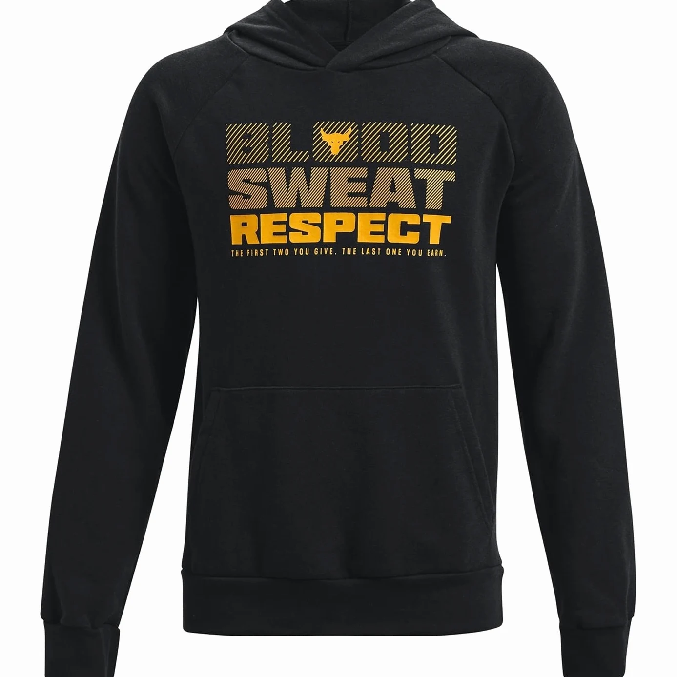 Under Armour Chłopięca bluza z kapturem Project Rock Charged Cotton Youth Hoodie