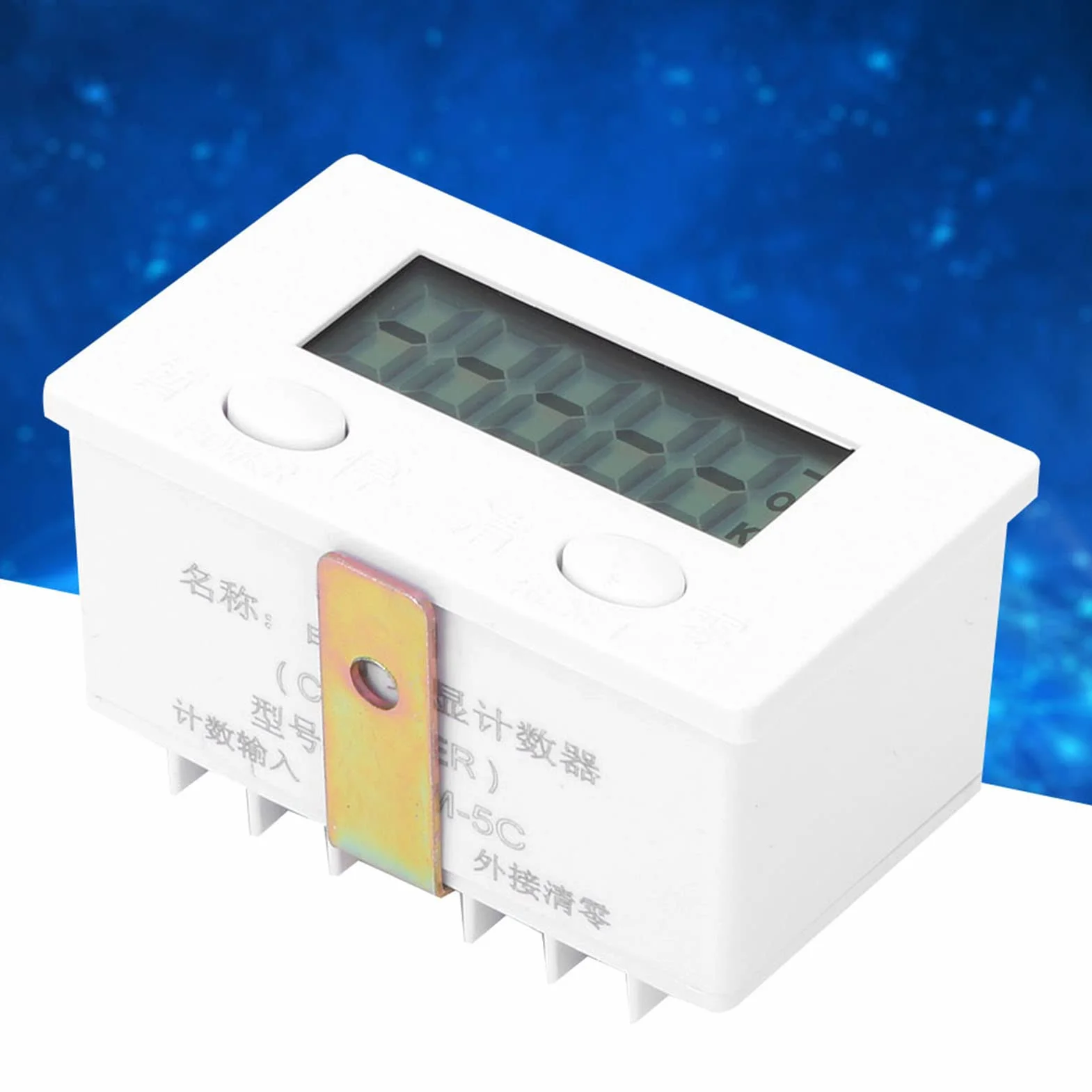 BERM magnetyczny licznik indukcyjny, metalowy czujnik, 5-cyfrowy wyświetlacz LCD BEM – 5C + 12 φ, niskie zużycie prądu, długa żywotność baterii do dokładnego liczenia