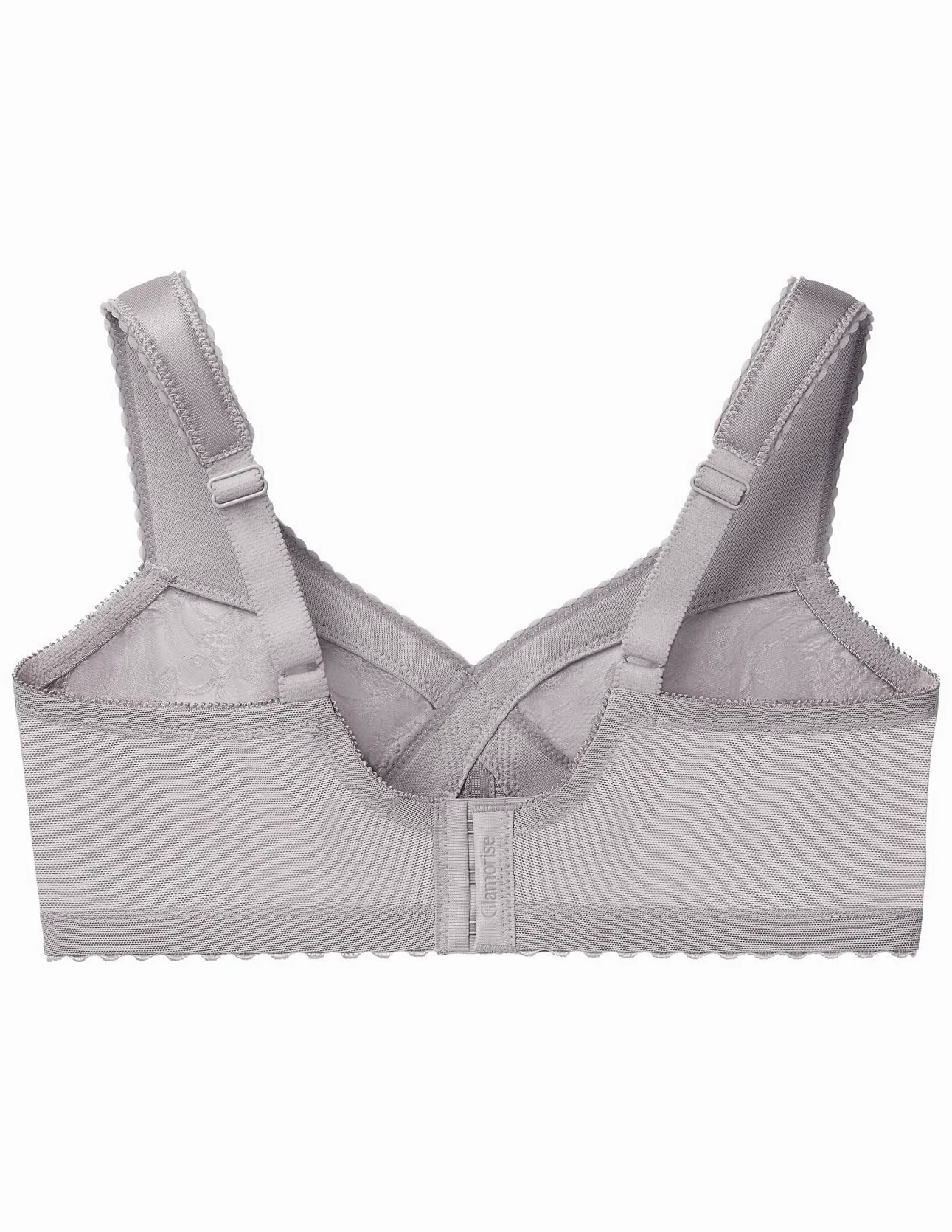 Glamorise Damski biustonosz MagicLift Support Classic, Miękki szary, 105E