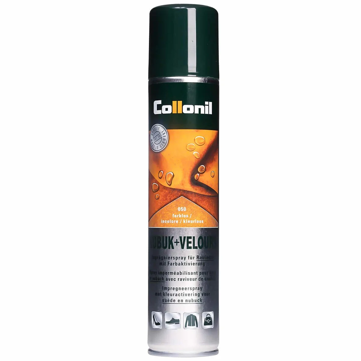 Collonil impregnacja butów, nubuk, welur, spray 200 ml, przezroczysty.