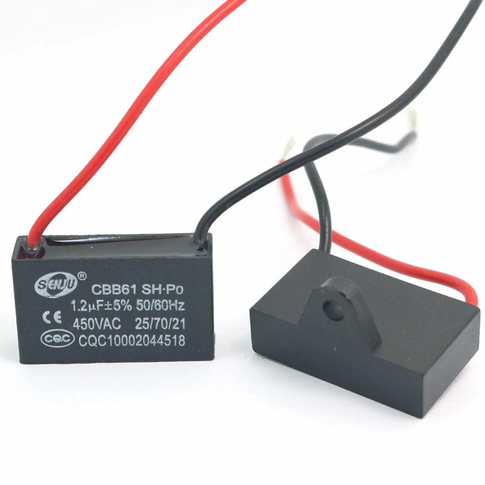 DollaTek 2 szt. CBB61 1.2uF 450V AC 50 / 60Hz wentylator silnika pr?du kondensatora