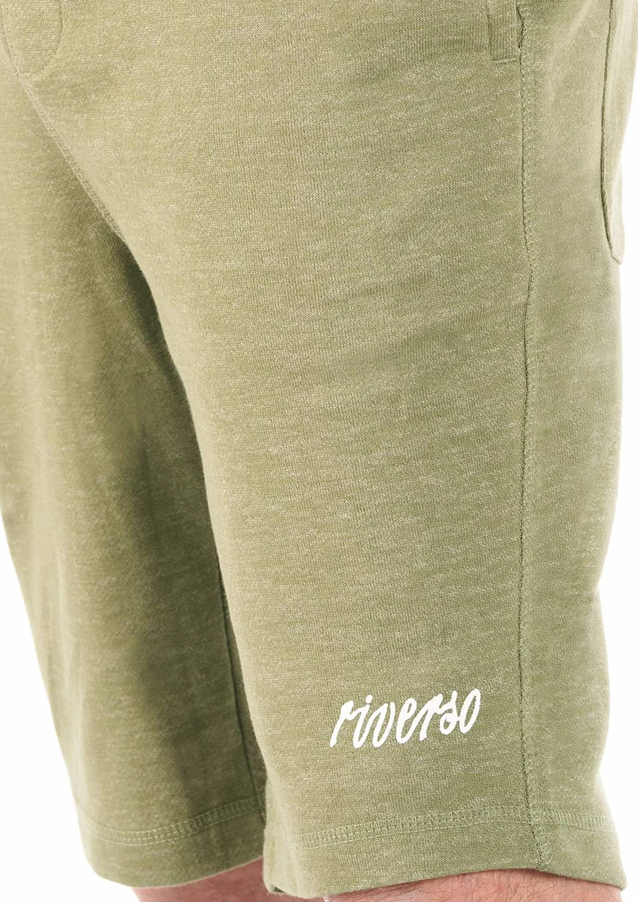 riverso Męskie spodenki dresowe RIVMike krótkie bermudy bawełna czarne niebieskie czerwone oliwkowe szare S M L XL 2XL 3XL 4XL 5XL