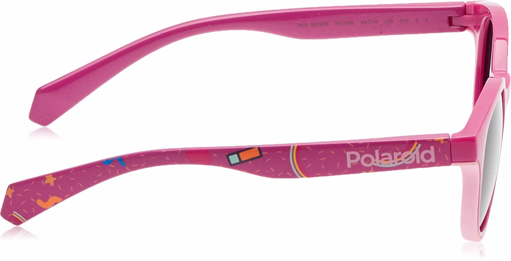 Polaroid PLD 8036/S MU1 FUCHSIA, 42, ROUND/OVAL, Polarized