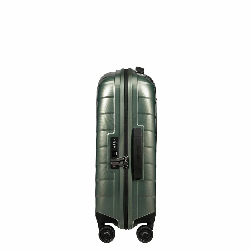 Samsonite Attrix - Spinner S, rozszerzalny bagaz podreczny, 55 cm, 38/44 L, zielony (Basil Green)