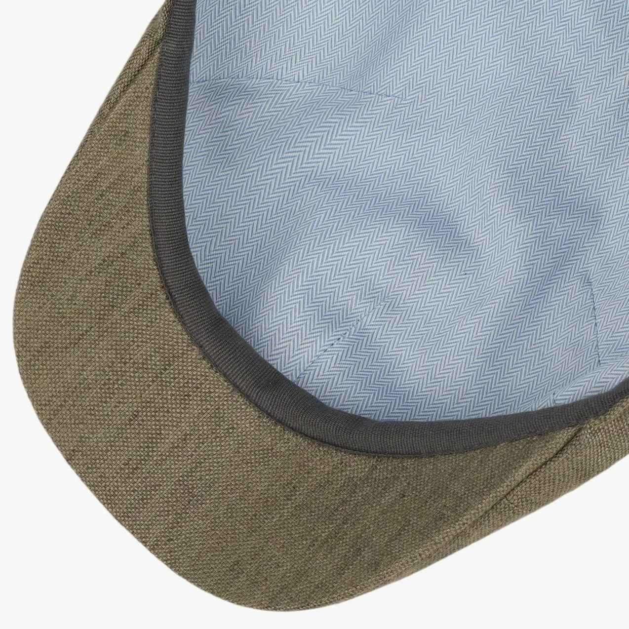 Stetson Texas Just Linen płaska czapka damska/męska – ze 100% lnu – Made in The EU – z podszewką z bawełny – sześcioczęściowa czapka z daszkiem z metalowym emblematem – wiosna/lato