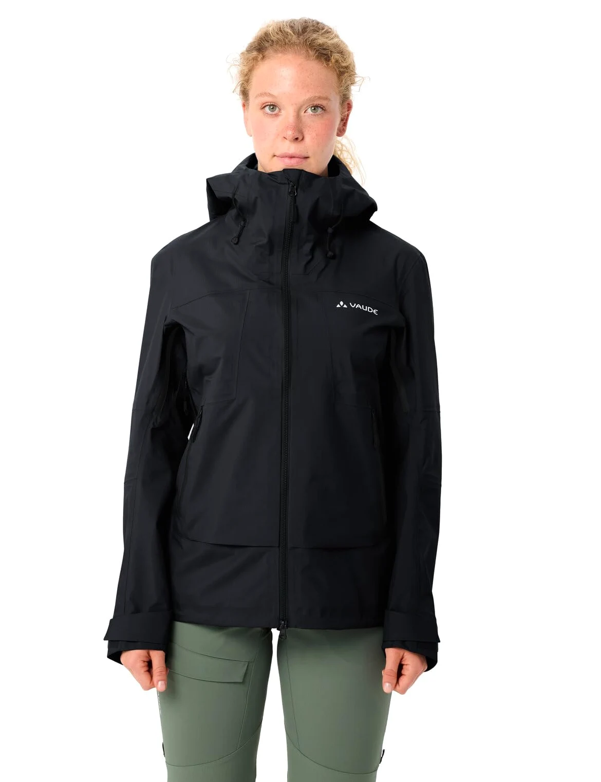 VAUDE Damska kurtka Croz Alpine 3L, lekka, wytrzymała kurtka hardshellowa dla alpinistek, wodoszczelna, wiatroszczelna i wysoce oddychająca