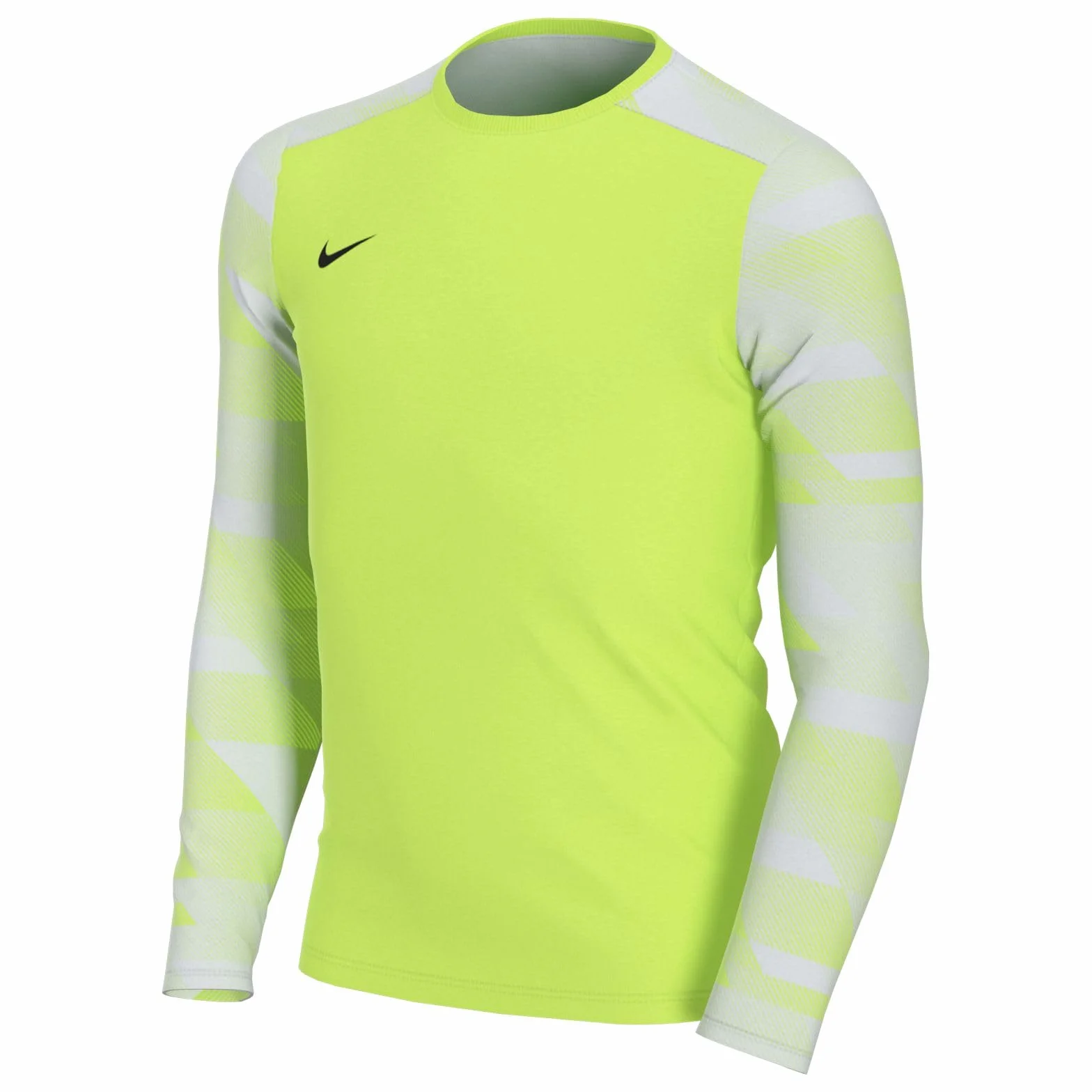 Nike chłopięcy Y NK DRY PARK IV JSY LS GK koszulka z długim rękawem, wolt/biały/(czarny), L