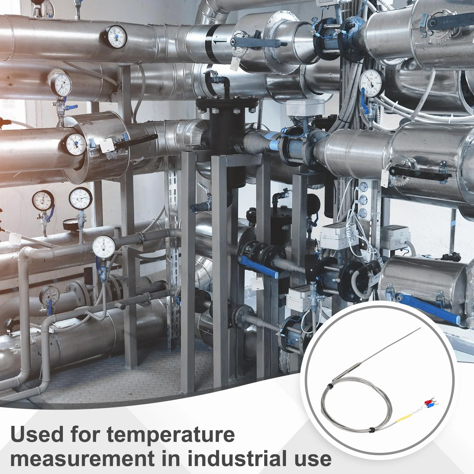 QUARKZMAN K--Typ czujnik temperatury sonda 3 x 250 mm (od 0 do 800C) 5 ft regulator temperatury