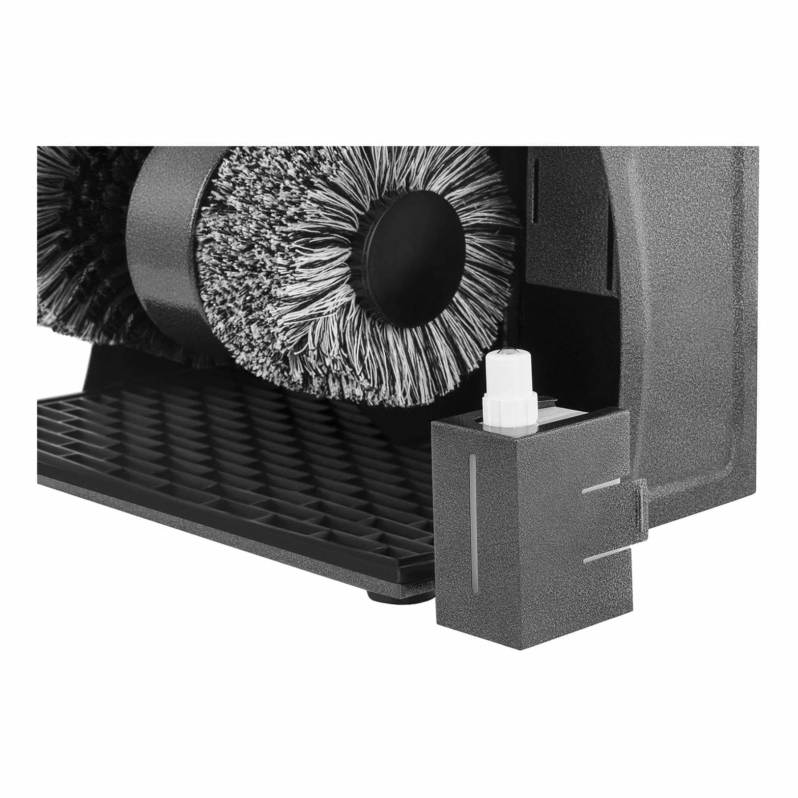 BC-S-POL3 maszyna do czyszczenia obuwia (3 szczotki, 120 W, 230 V, stal)
