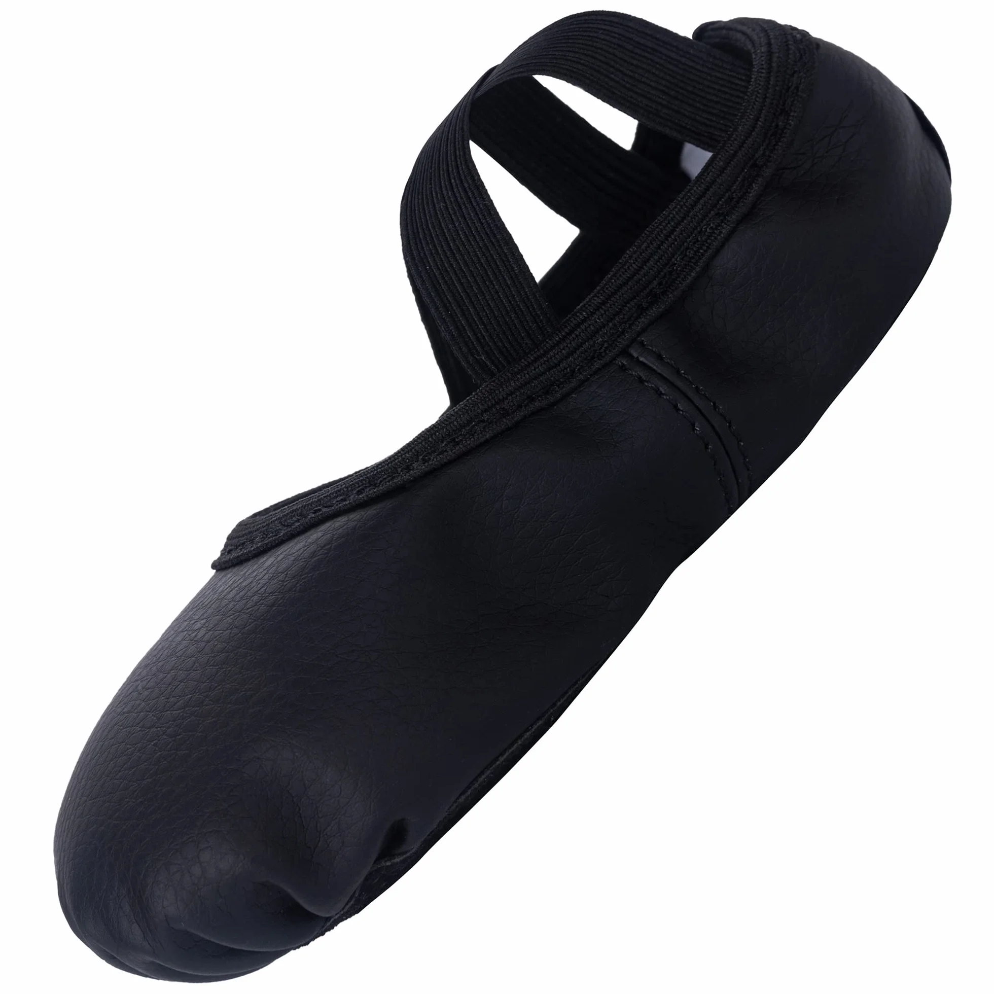 Buty baletowe, skórzane płaskie buty baletowe, buty do tańca baletowego, skórzane buty do tańca z dzieloną podeszwą dla dziewczynek, małych dzieci, kobiet