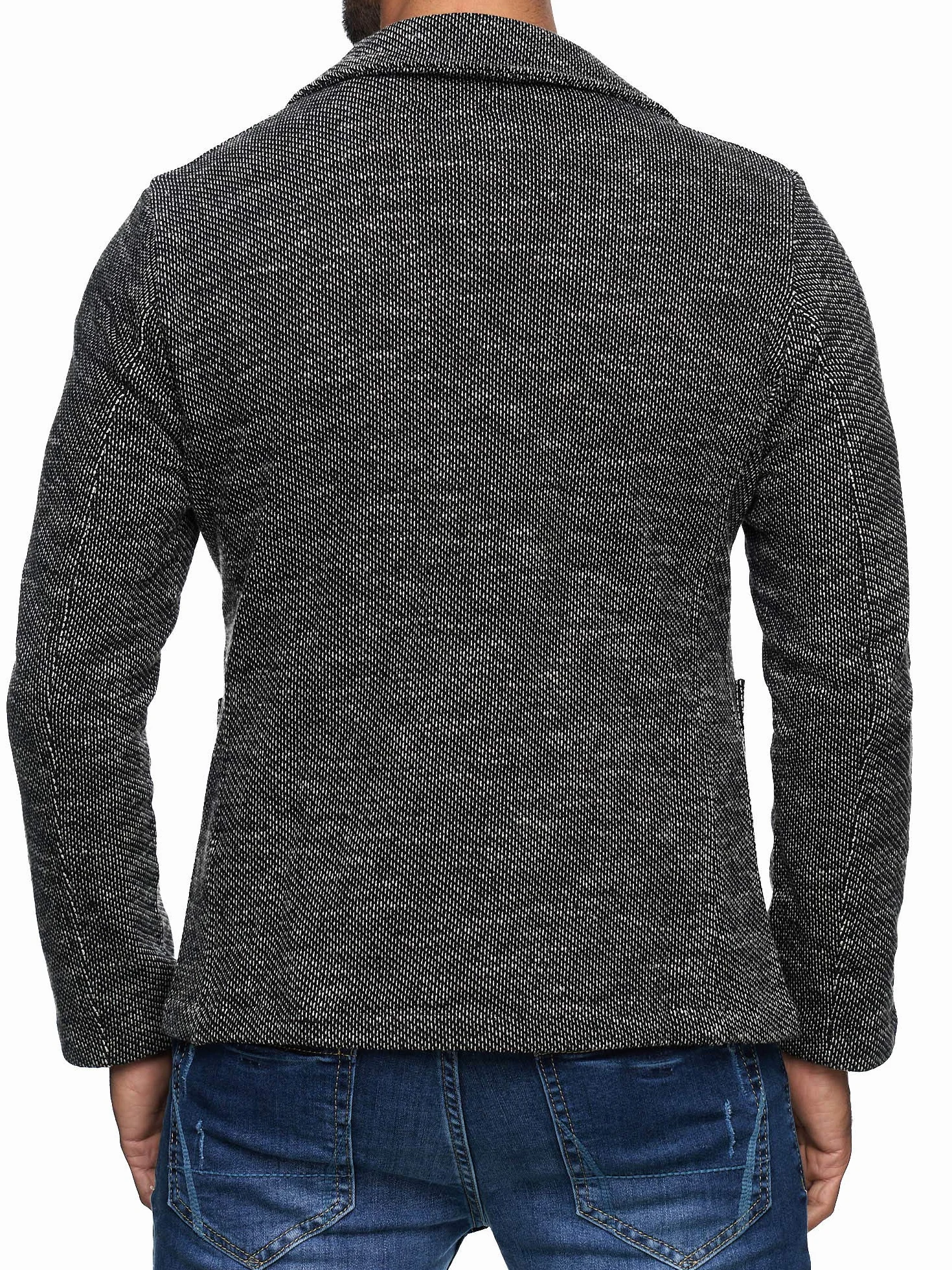 Reslad Męska marynarka sportowa kurtka marynarka slim fit rekreacyjna marynarka męska RS-1421