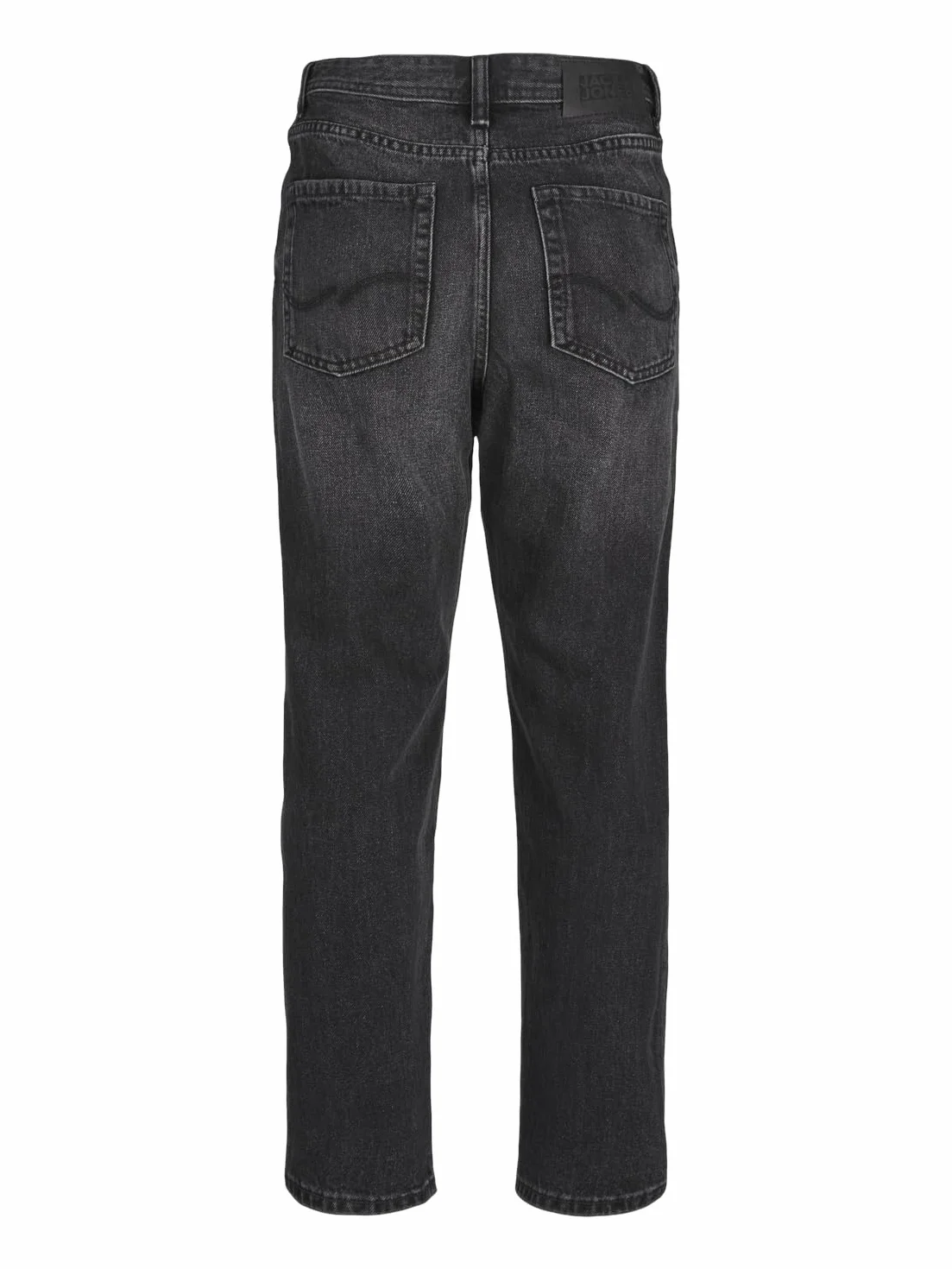 JACK&JONES JUNIOR Spodnie jeansowe chłopięce, czarny denim, 128