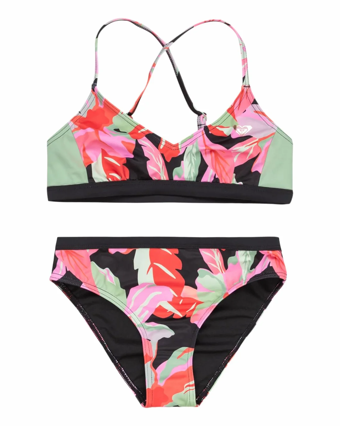 Roxy Aktywny RG Athletic Tri Set Dwuczęściowy strój dziewczęcy