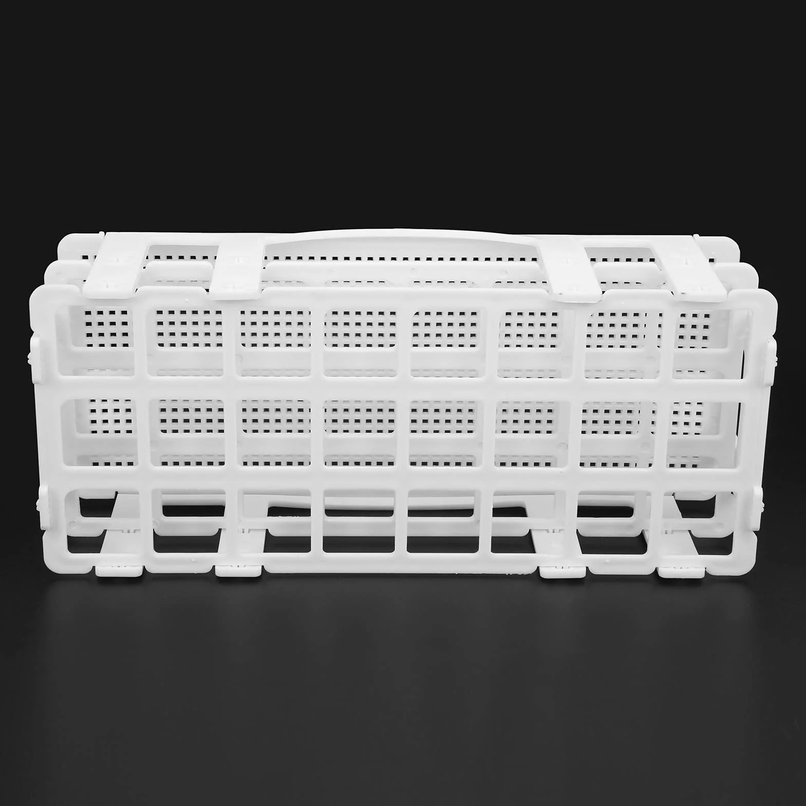 24-otworowy Stojak na Probówki 25x25mm Uchwyt na Probówki Laboratoryjne Plastikowy 3-warstwowy Stojak na Probówki, Odłączany