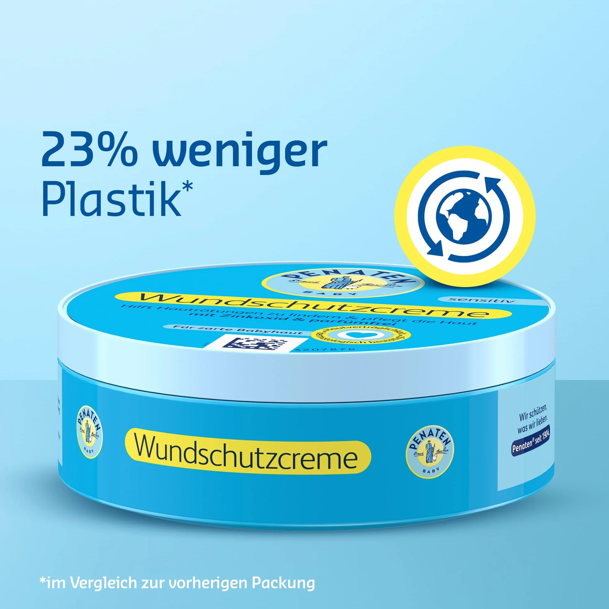 Penaten Penaten Krem ochronny na rany, kojący krem ochronny na rany dla niemowląt z tlenkiem cynku do ochrony przed odparzeniami pieluchowymi (1 x 200 ml) 200 ml