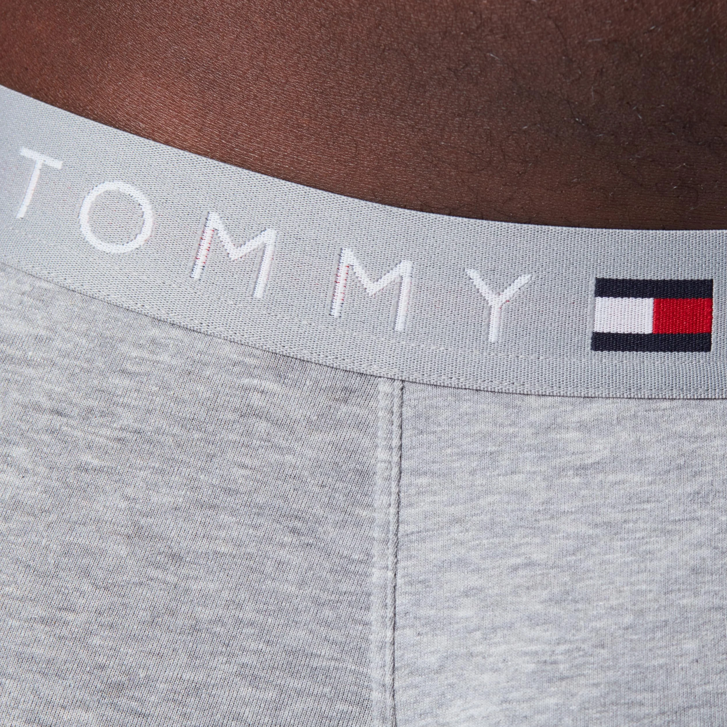 Tommy Hilfiger Męski bagażnik (3 sztuki), Szary (szary Htr/biały/pustynne niebo), S