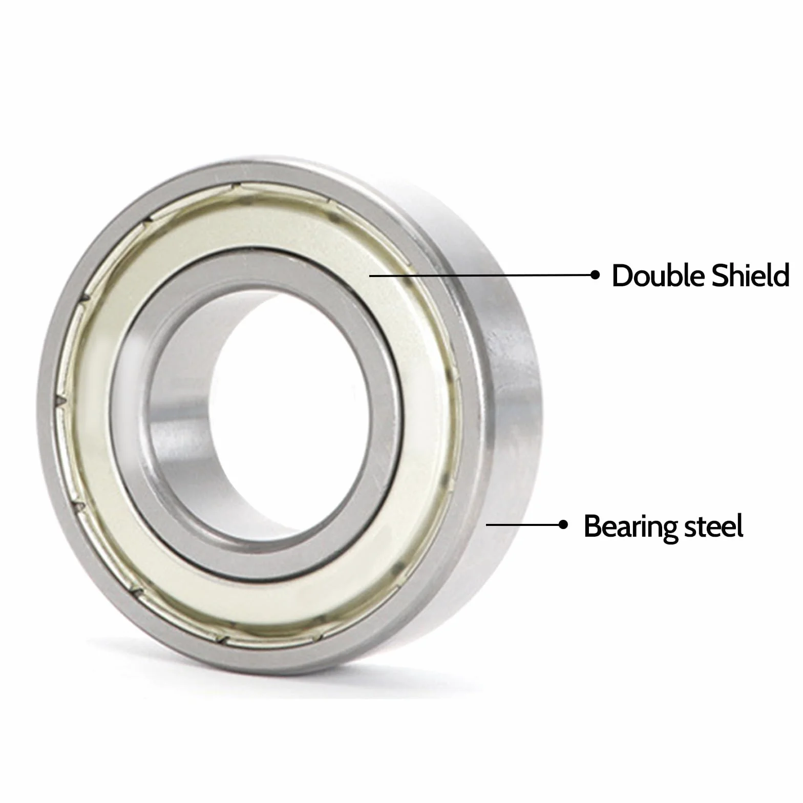 HAISHANG 4 sztuki Lożysk 608ZZ,8mm x 22mm x 7mm Łożyska Rowkowe ze Stali Chromowej z Podwójną Metalową Uszczelką do Deskorolek, Hulajnóg, Tokarek