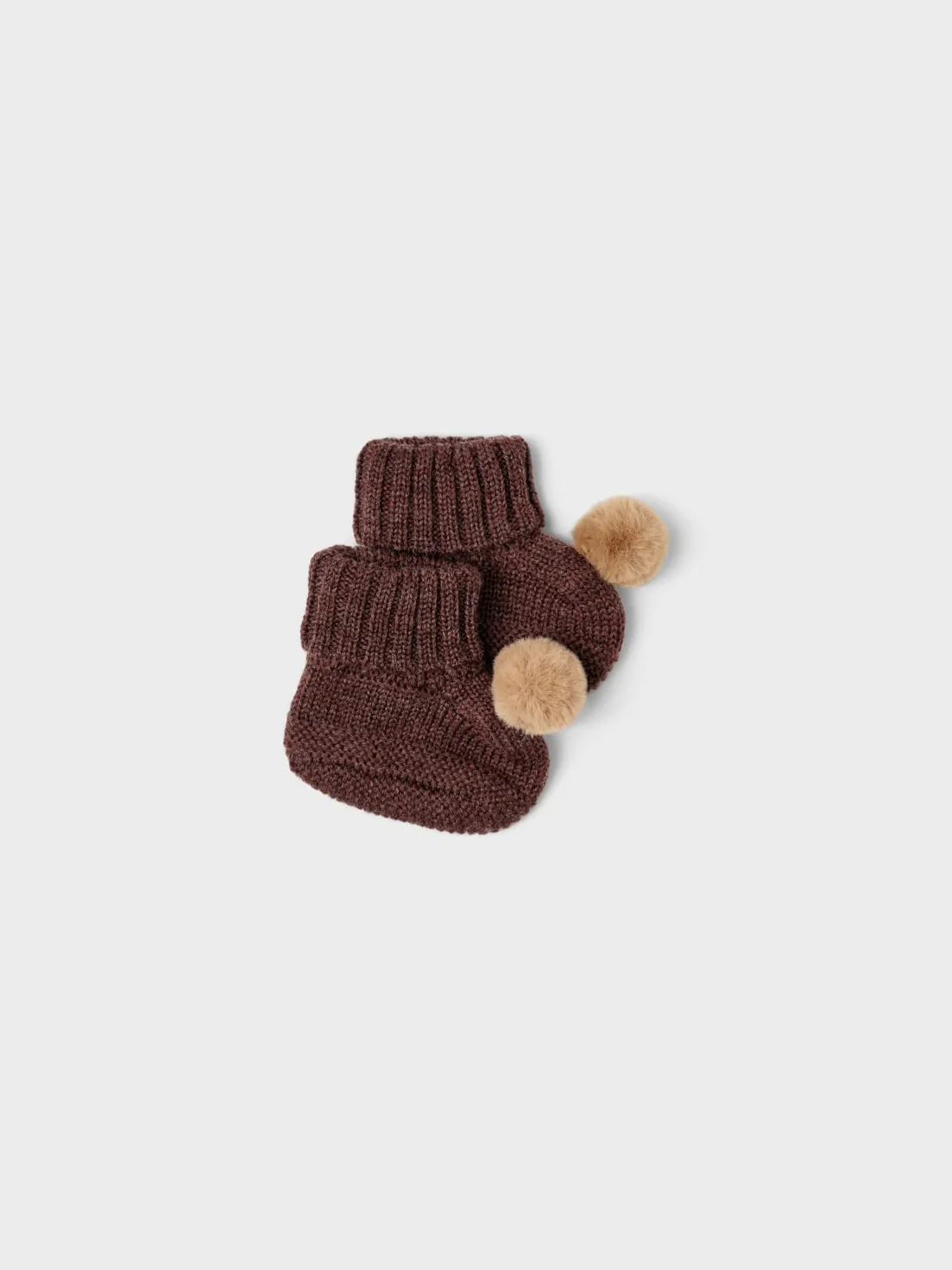 NAME IT Niemowlęta - dziewczynki Nbfwrilla Wool Knit Slippers W/Dot XxiiSkarpetki