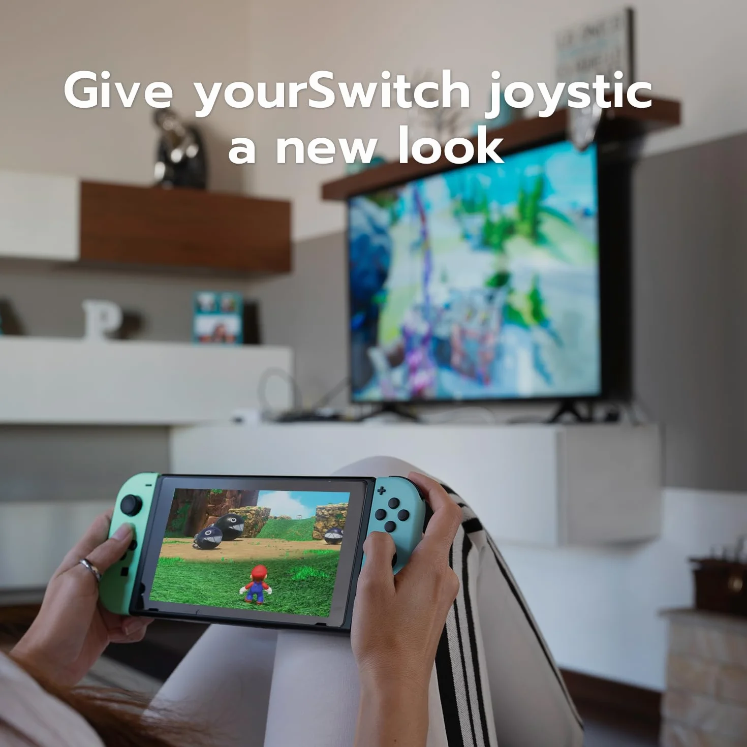 Czujnik efektu 3D Hall wymienny joystick do kontrolera NS Switch/OLED Joy-Con/Switch Lite, nasadki kciuka z zestawem narzędzi do naprawy śrubokrętów