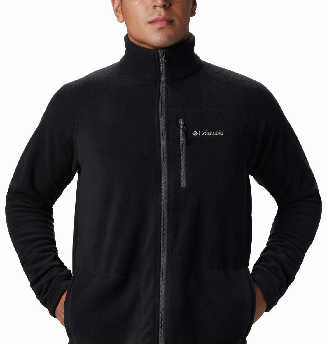 Columbia Fast Trek 2 Full Zip Fleece, Kurtka polarowa Mężczyźni, Black, XXL