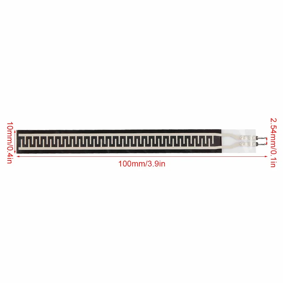 Cienkowarstwowy Czujnik Ciśnienia Flex Czujnik Zgięcia Rezystancyjny Czujnik FSR Rezystor Wrażliwy na Siłę ZD10-100 500g