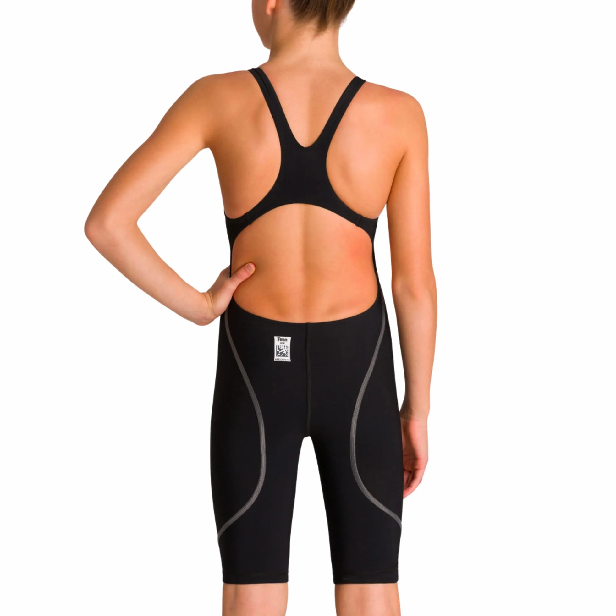 Arena Dziewczynki Powerskin St 2.0 2776 Strój Kąpielowy, Czarny, 128 cm