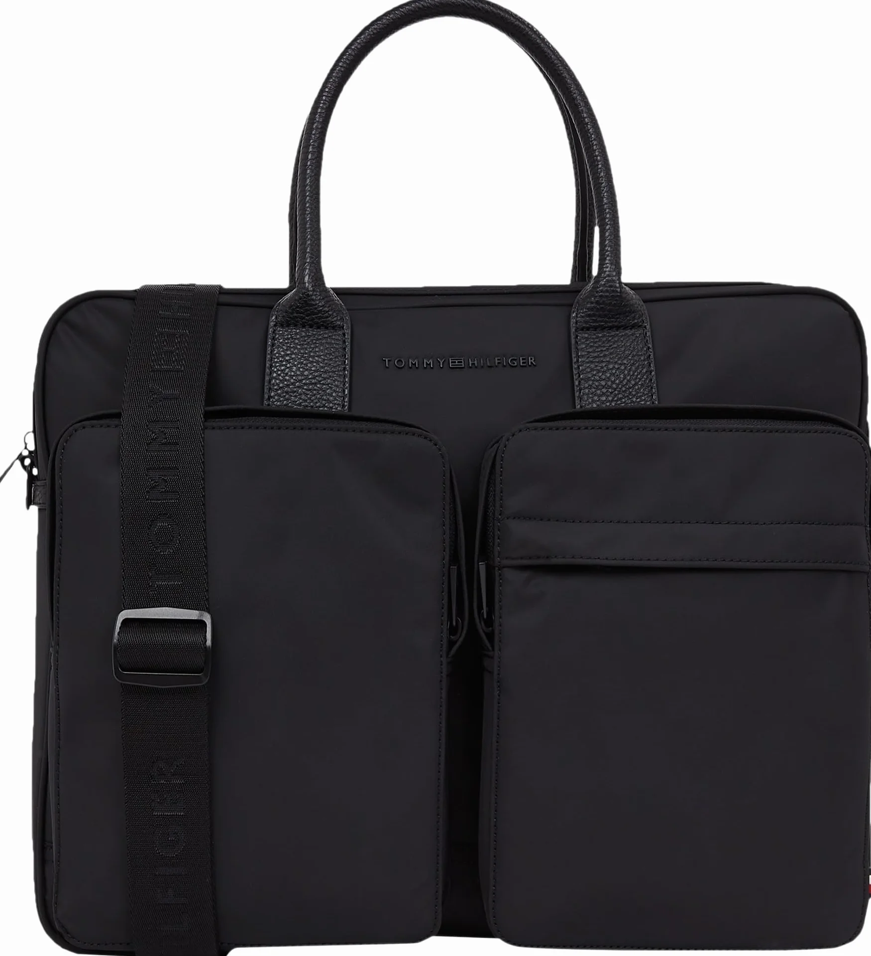 Tommy Hilfiger Torba na komputer TH Repreve AM0AM12687 Czarny
